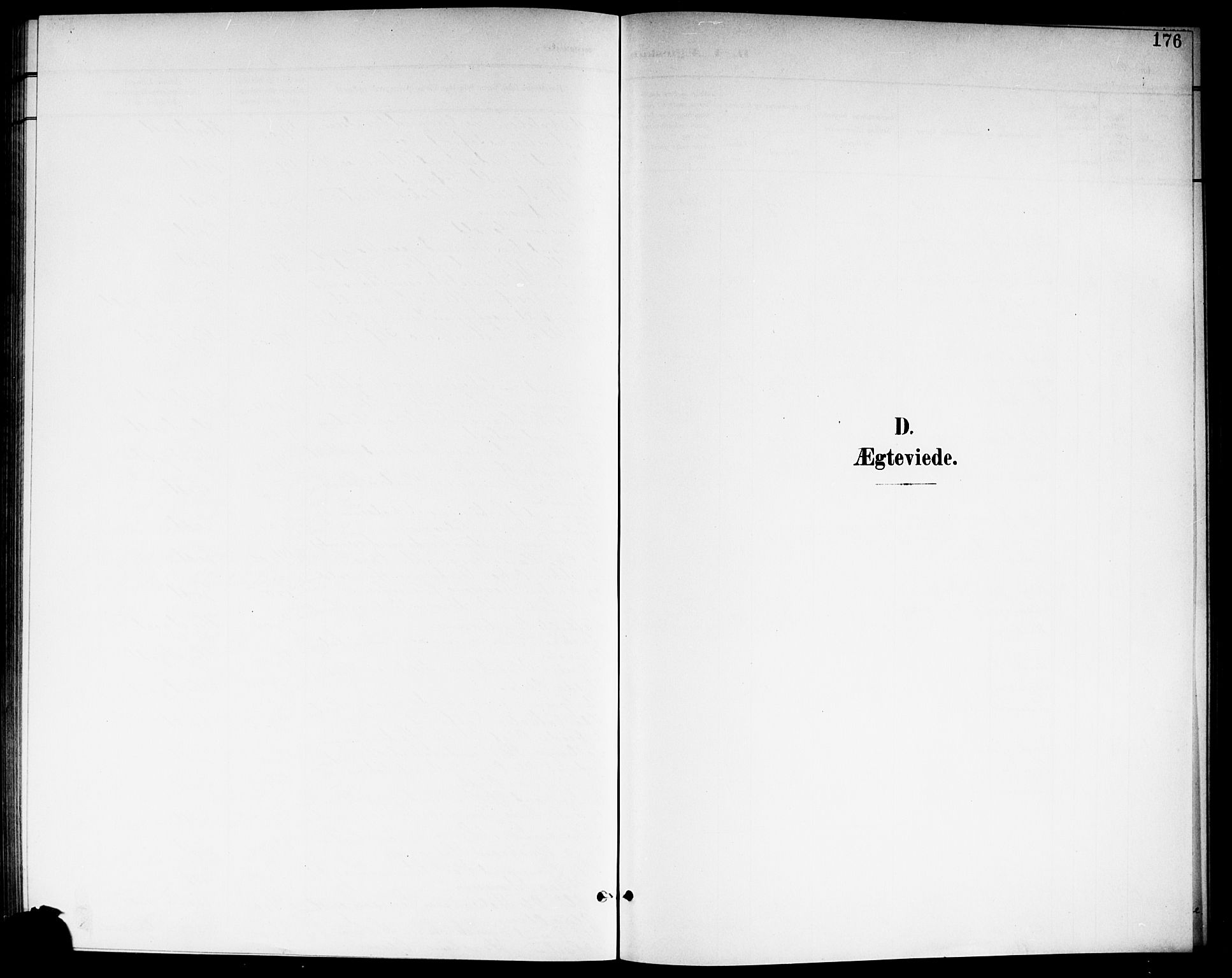 Aurskog prestekontor Kirkebøker, SAO/A-10304a/G/Ga/L0004: Klokkerbok nr. I 4, 1901-1921, s. 176