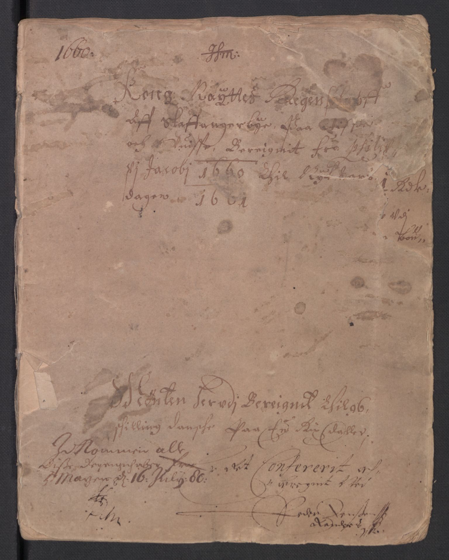 Rentekammeret inntil 1814, Reviderte regnskaper, Byregnskaper, RA/EA-4066/R/Ro/L0299: [O2] By- og kontribusjonsregnskap, 1639-1661, s. 621