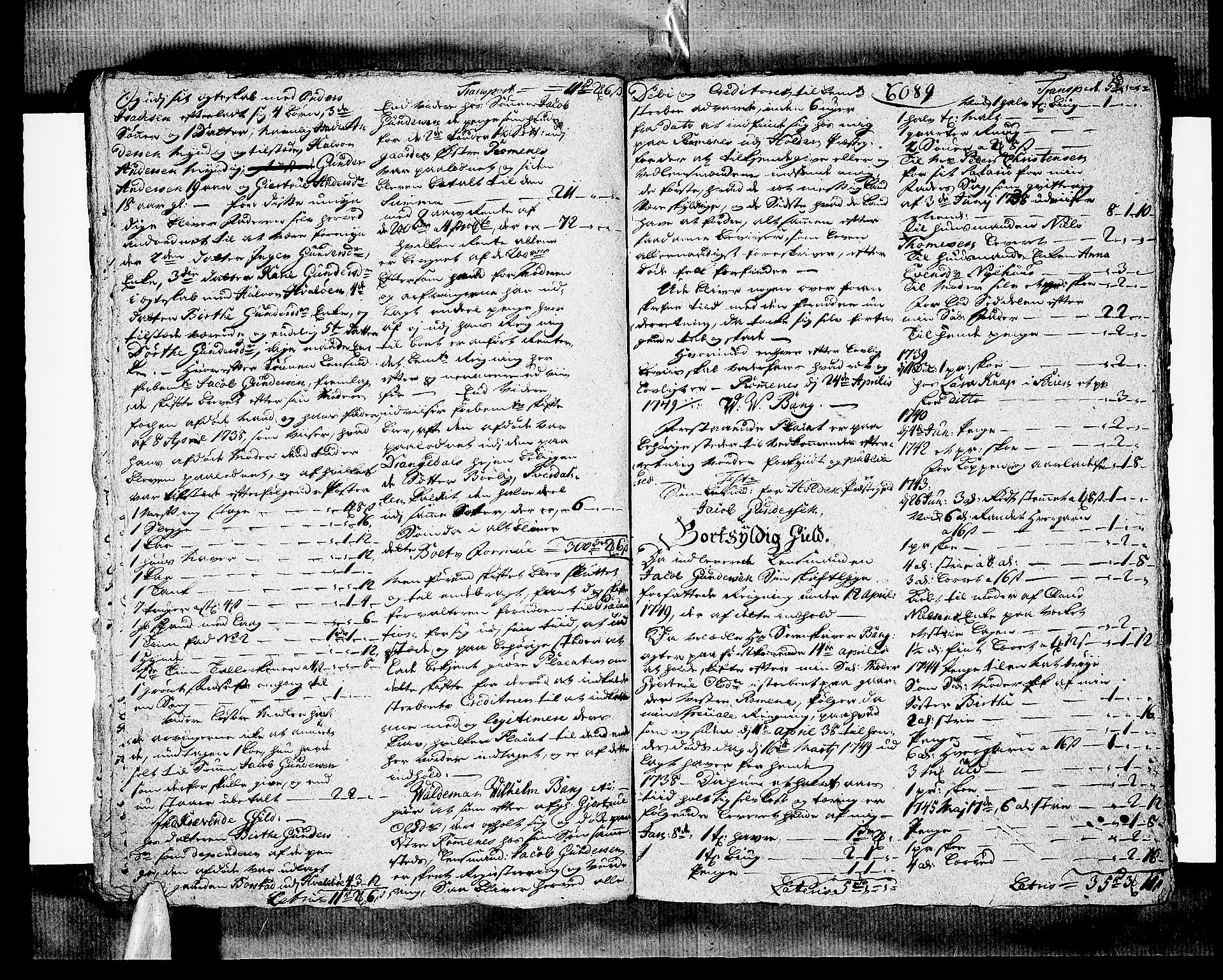 Nedre Telemark sorenskriveri, AV/SAKO-A-135/H/Hb/Hbb/L0007: Skifteprotokoll kopi, 1748-1750, s. 6088b-6089a