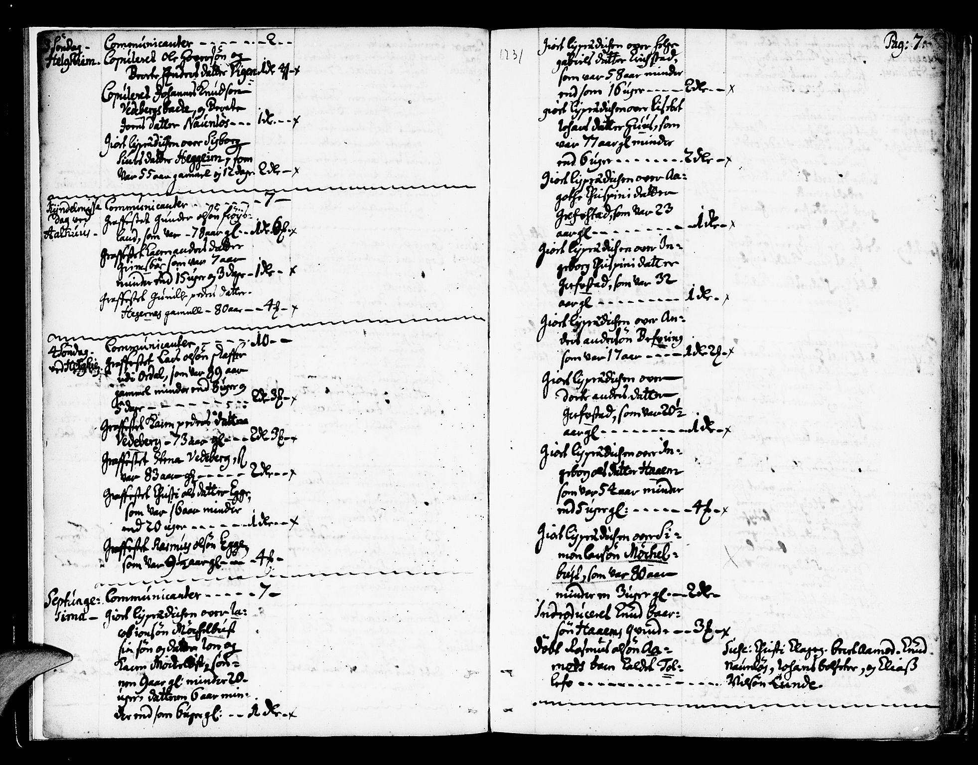 Jølster sokneprestembete, SAB/A-80701/H/Haa/Haaa/L0002: Ministerialbok nr. A 2, 1731-1749, s. 6-7