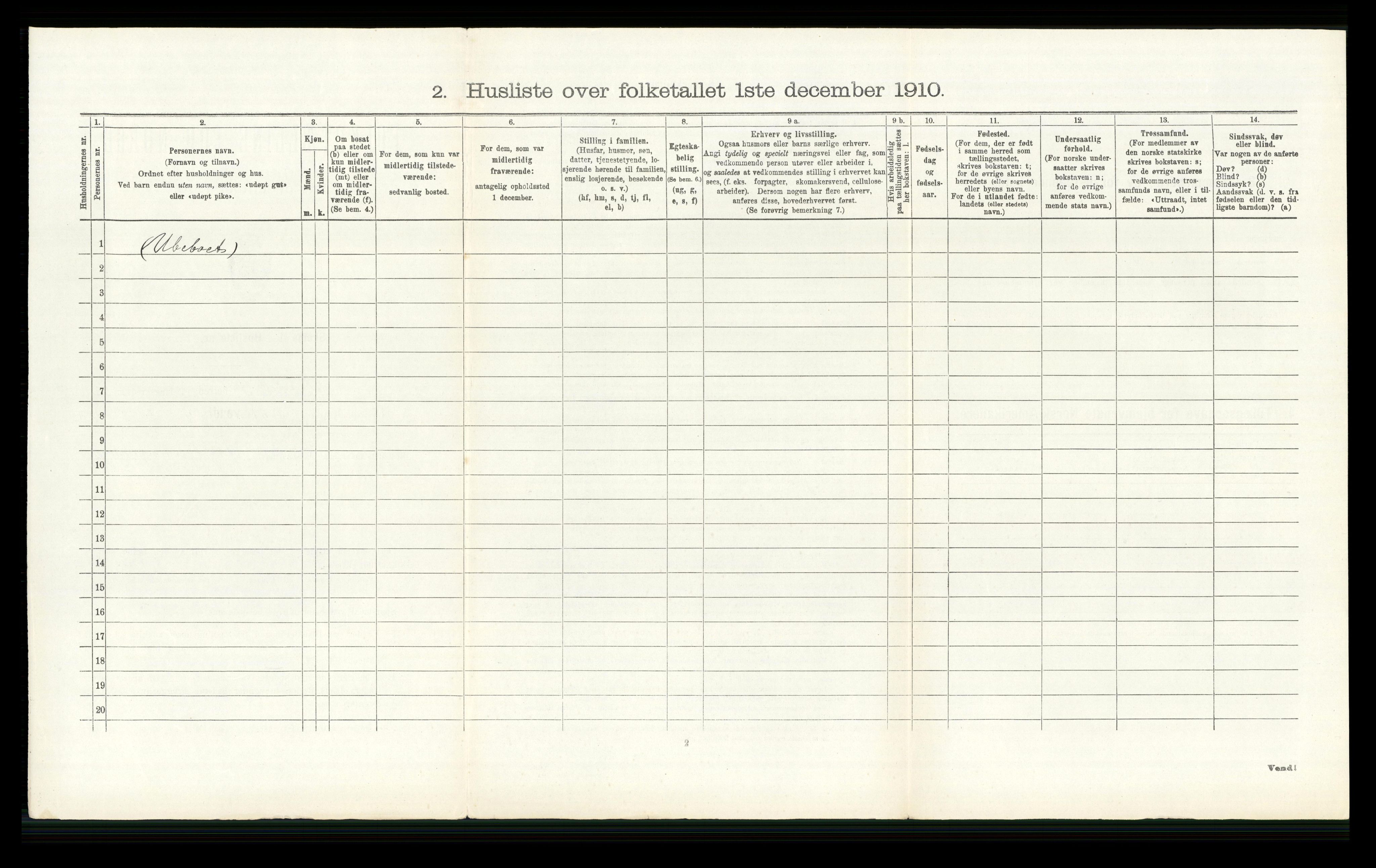 RA, Folketelling 1910 for 0623 Modum herred, 1910, s. 349