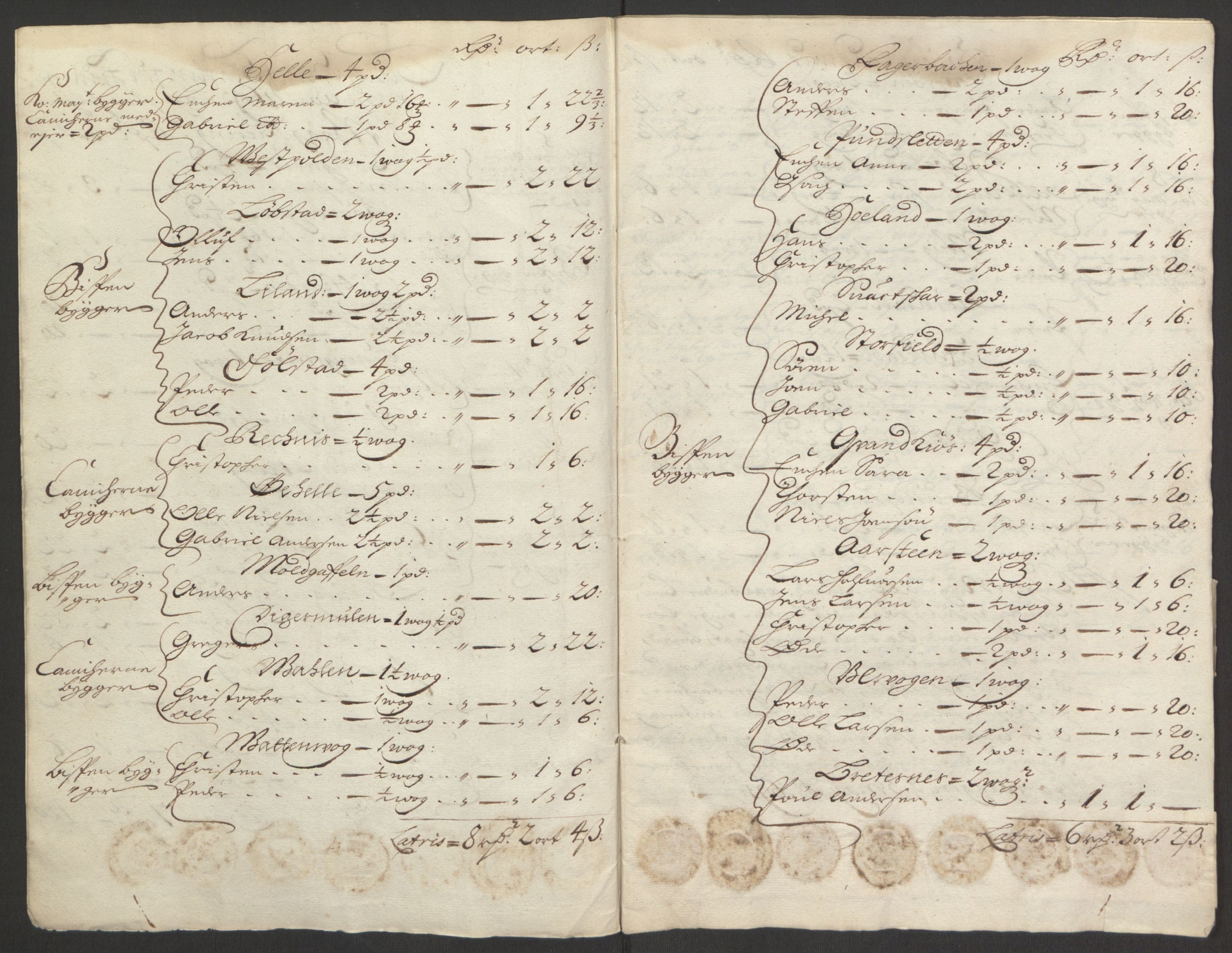 Rentekammeret inntil 1814, Reviderte regnskaper, Fogderegnskap, RA/EA-4092/R67/L4675: Fogderegnskap Vesterålen, Andenes og Lofoten, 1691-1693, s. 231