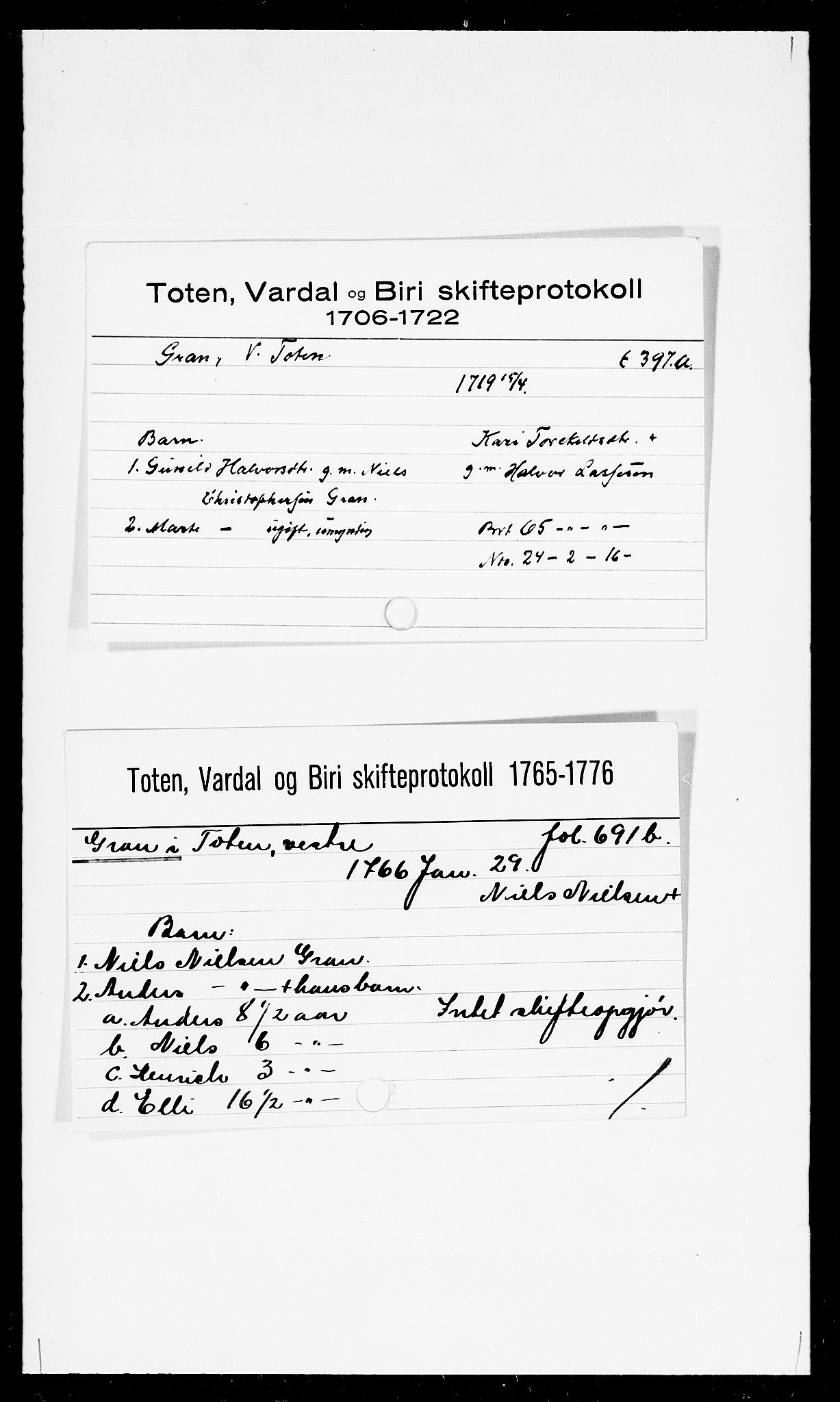 Toten tingrett, SAH/TING-006/J, 1657-1903, s. 25410