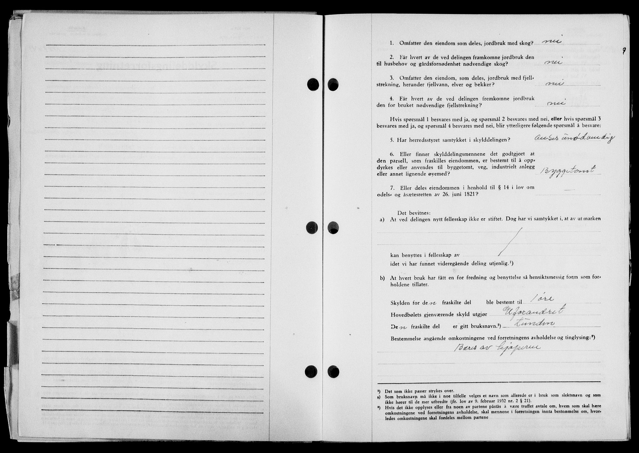 Lofoten sorenskriveri, SAT/A-0017/1/2/2C/L0021a: Pantebok nr. 21a, 1949-1949, Dagboknr: 1987/1949