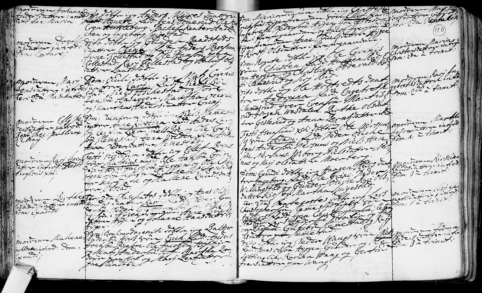 Røyken kirkebøker, SAKO/A-241/F/Fa/L0002: Ministerialbok nr. 2, 1731-1782, s. 110