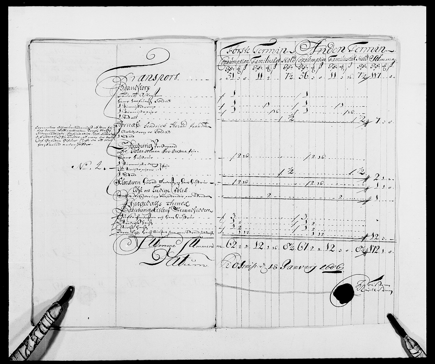 Rentekammeret inntil 1814, Reviderte regnskaper, Fogderegnskap, AV/RA-EA-4092/R01/L0006: Fogderegnskap Idd og Marker, 1685-1686, s. 182