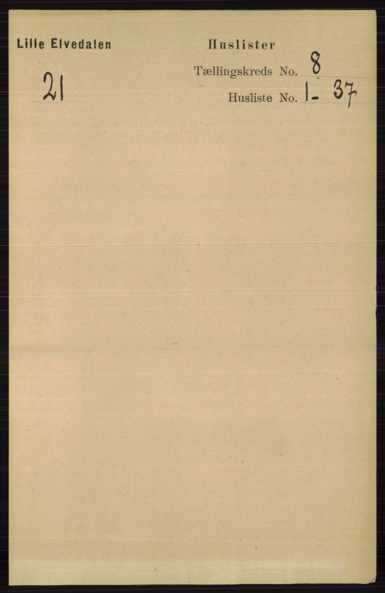 RA, Folketelling 1891 for 0438 Lille Elvedalen herred, 1891, s. 2428