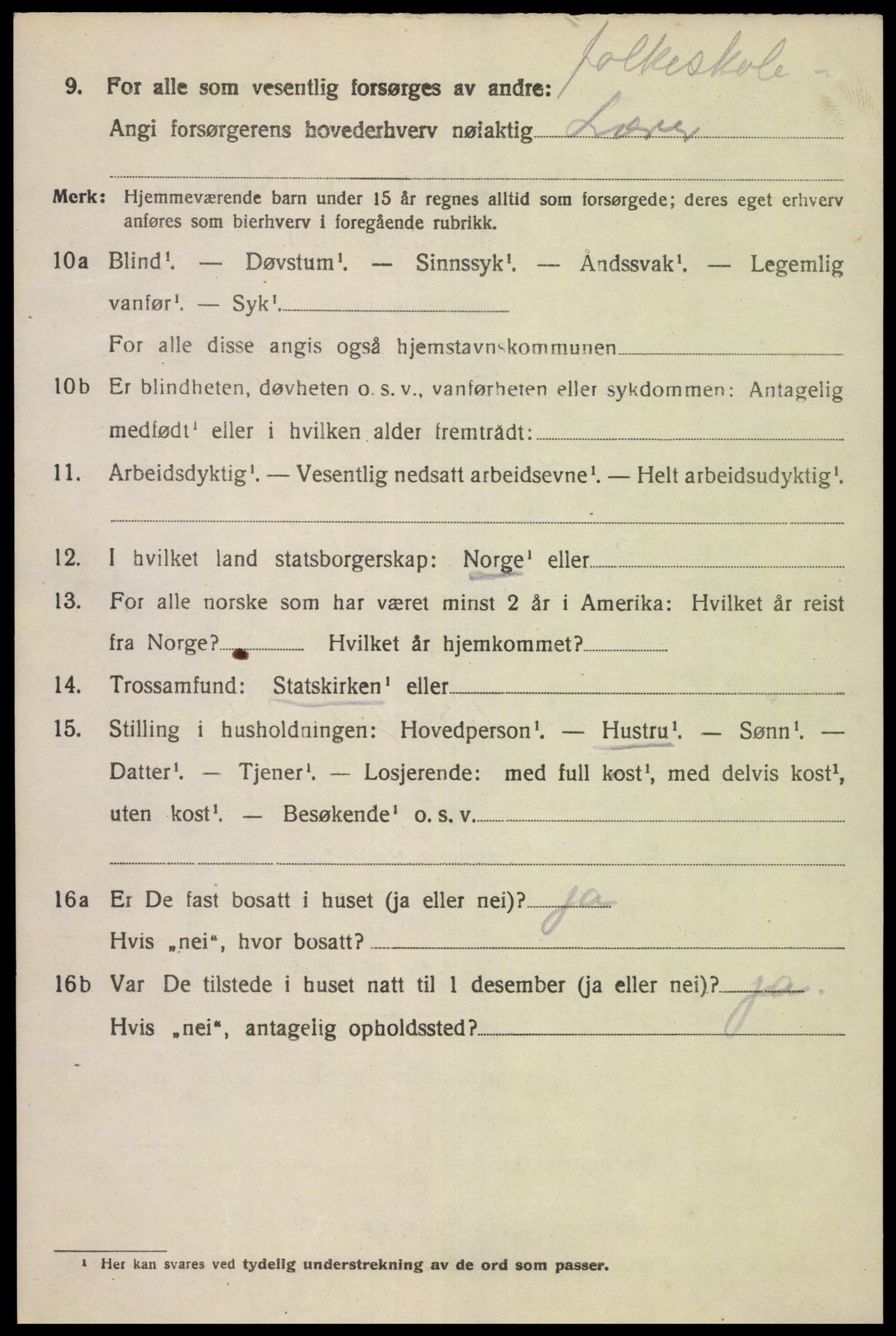 SAK, Folketelling 1920 for 1039 Herad herred, 1920, s. 1679