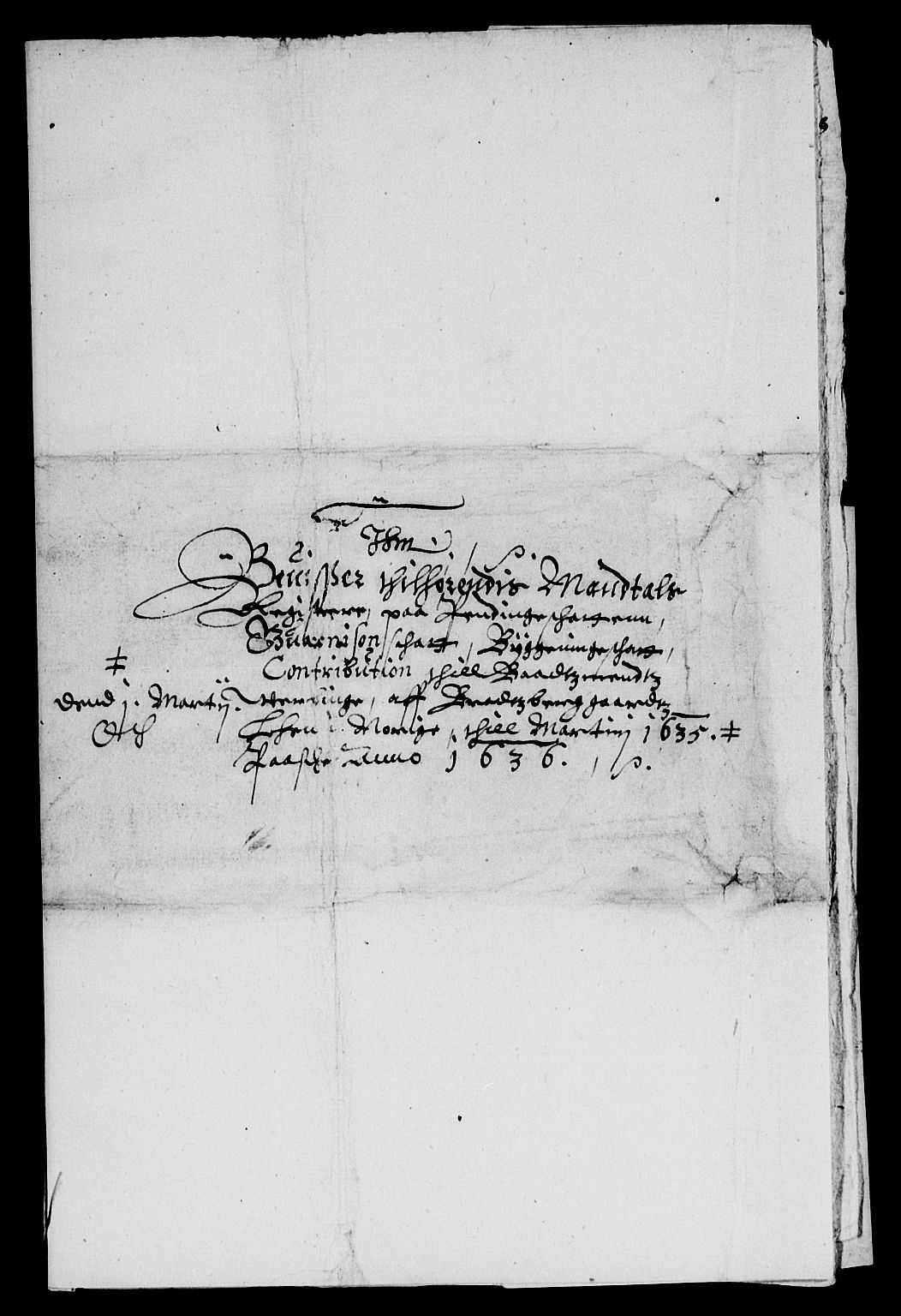 Rentekammeret inntil 1814, Reviderte regnskaper, Lensregnskaper, AV/RA-EA-5023/R/Rb/Rbp/L0018: Bratsberg len, 1634-1636