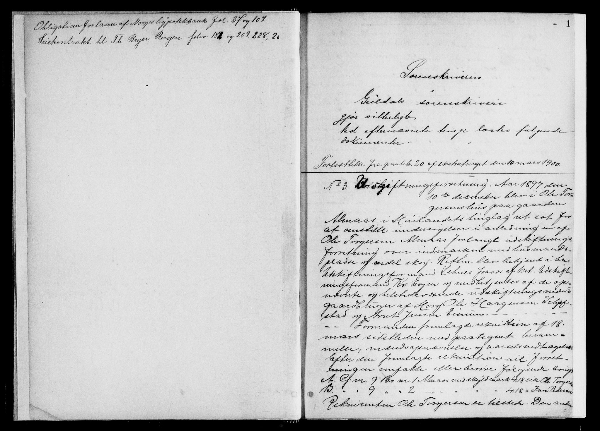 Gauldal sorenskriveri, AV/SAT-A-0014/1/2/2C/L0020: Pantebok nr. 21, 1900-1901, s. 0-1