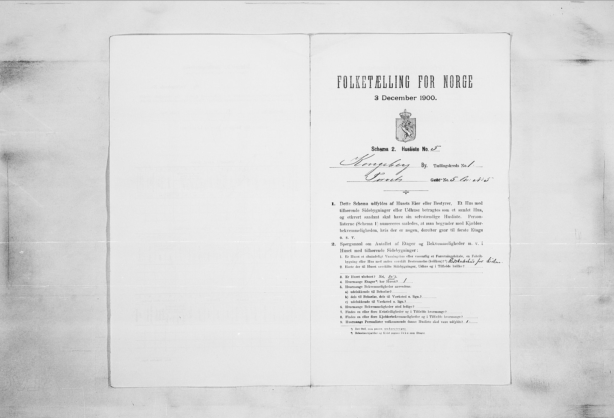 RA, Folketelling 1900 for 0604 Kongsberg kjøpstad, 1900, s. 66