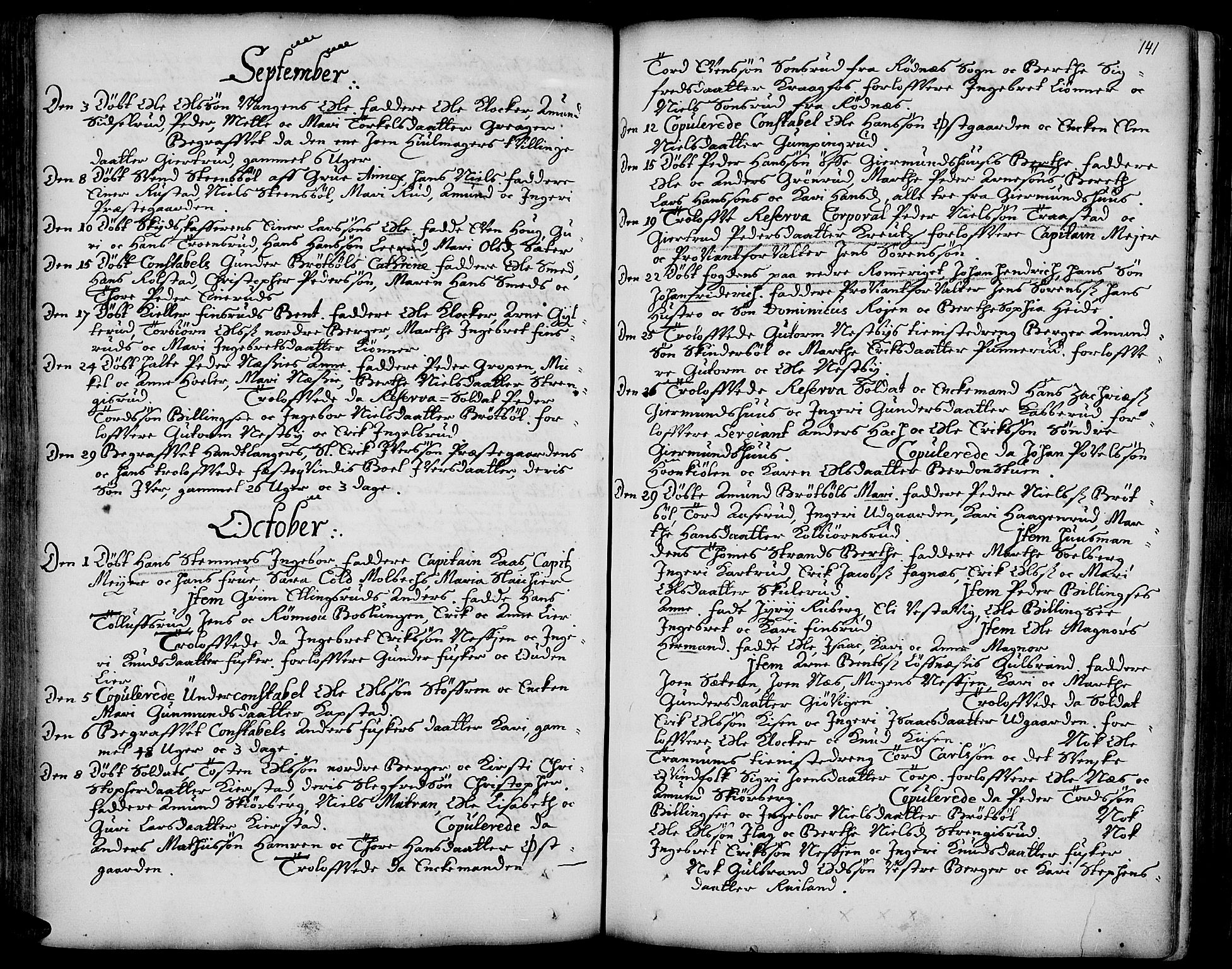 Vinger prestekontor, AV/SAH-PREST-024/H/Ha/Haa/L0001: Ministerialbok nr. 1, 1689-1729, s. 141