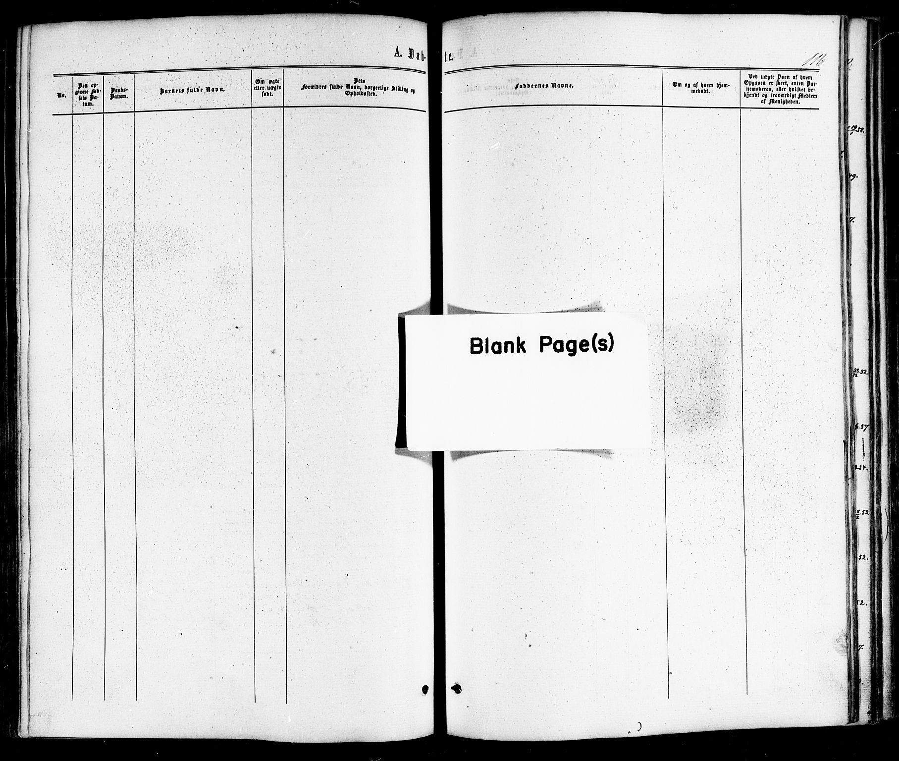 Ministerialprotokoller, klokkerbøker og fødselsregistre - Nordland, AV/SAT-A-1459/859/L0845: Ministerialbok nr. 859A05, 1863-1877, s. 116