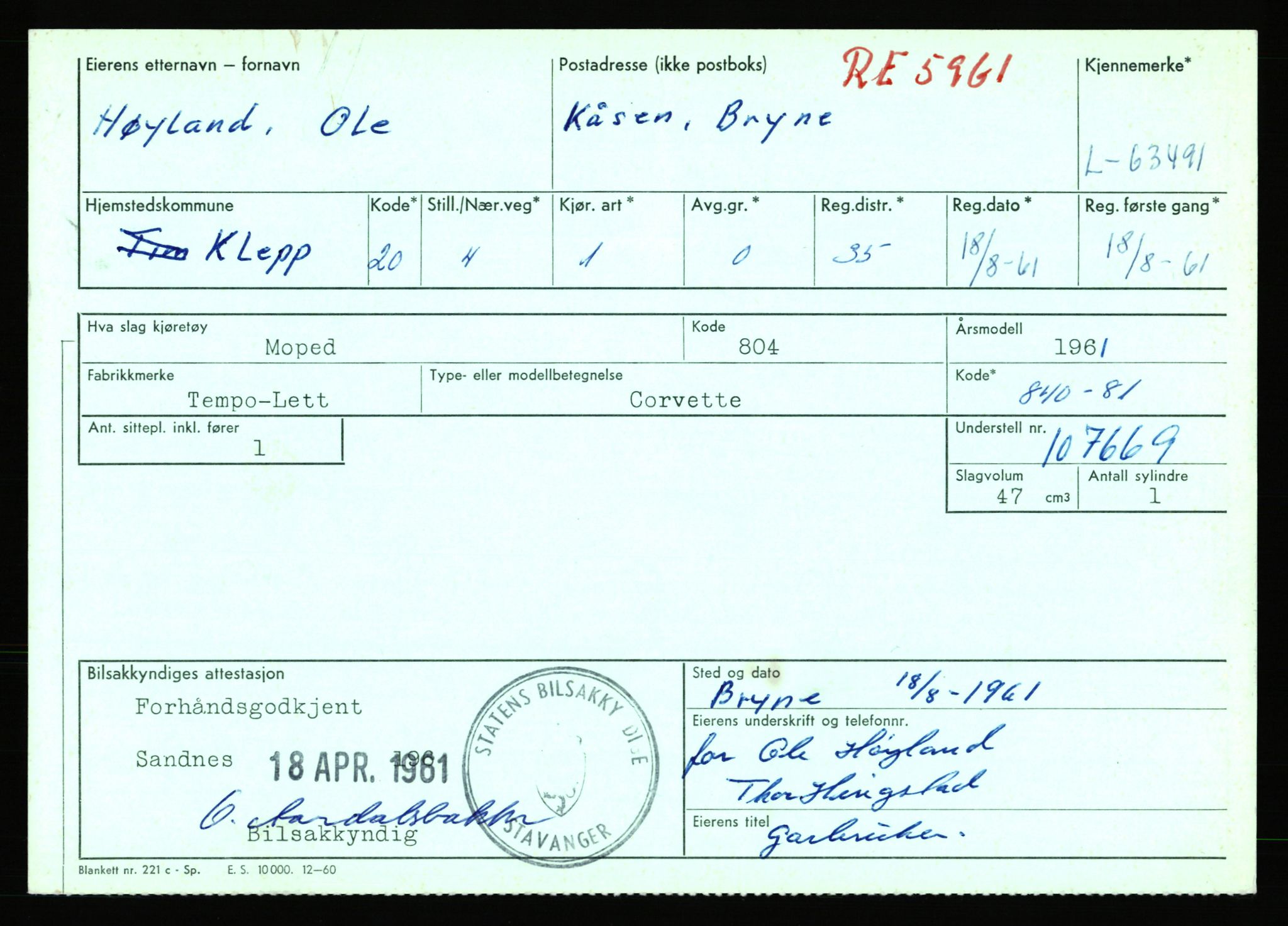 Stavanger trafikkstasjon, AV/SAST-A-101942/0/F/L0063: L-62700 - L-63799, 1930-1971, s. 2007