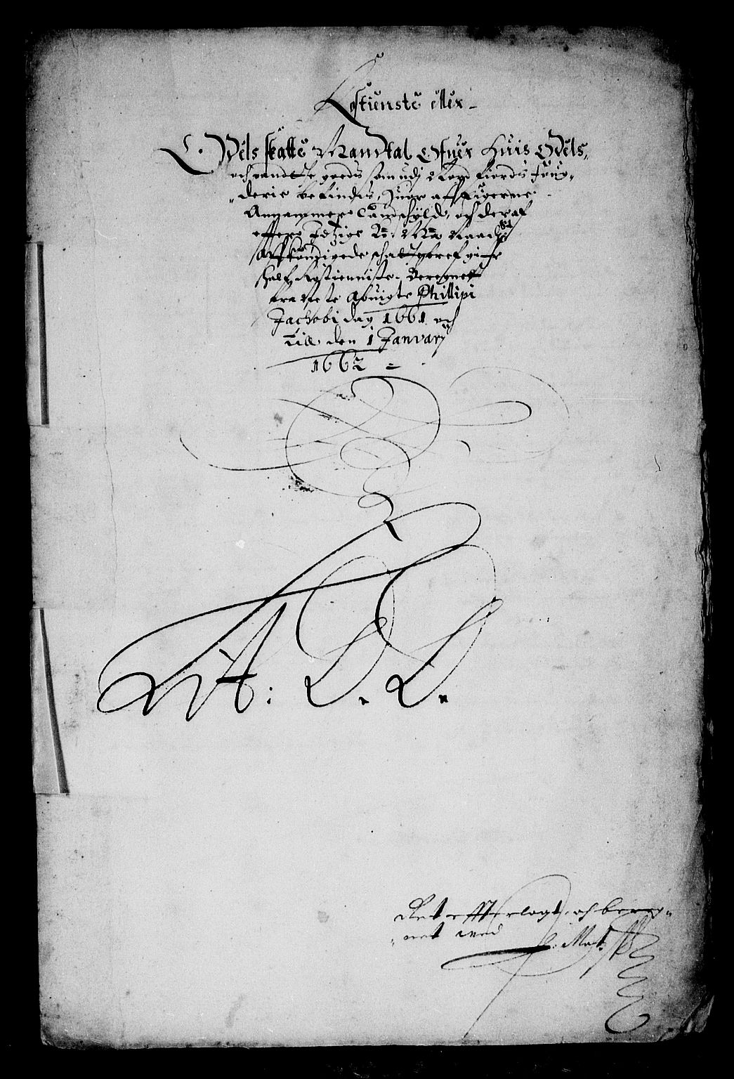 Rentekammeret inntil 1814, Reviderte regnskaper, Stiftamtstueregnskaper, Bergen stiftamt, RA/EA-6043/R/Rc/L0003: Bergen stiftamt, 1661