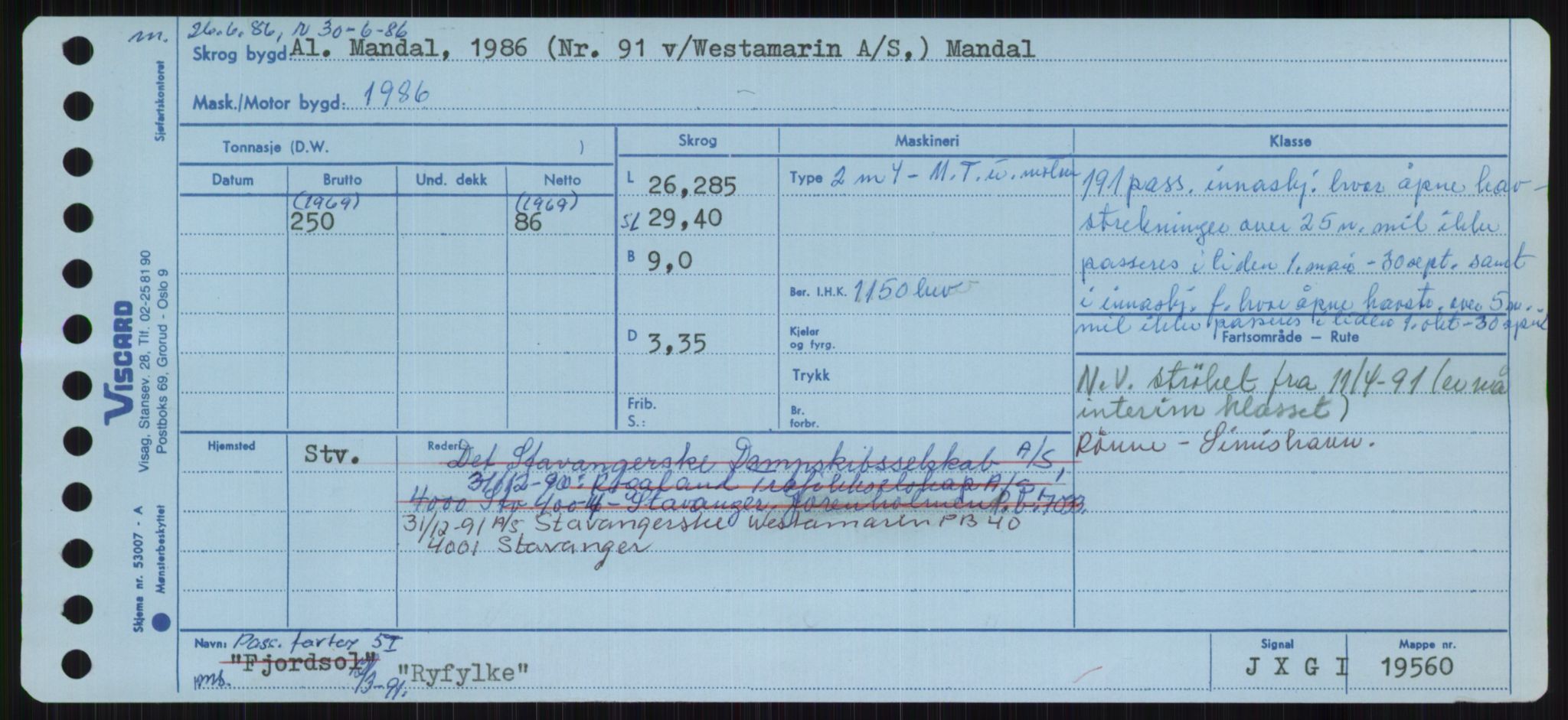 Sjøfartsdirektoratet med forløpere, Skipsmålingen, AV/RA-S-1627/H/Ha/L0004/0002: Fartøy, Mas-R / Fartøy, Odin-R, s. 923