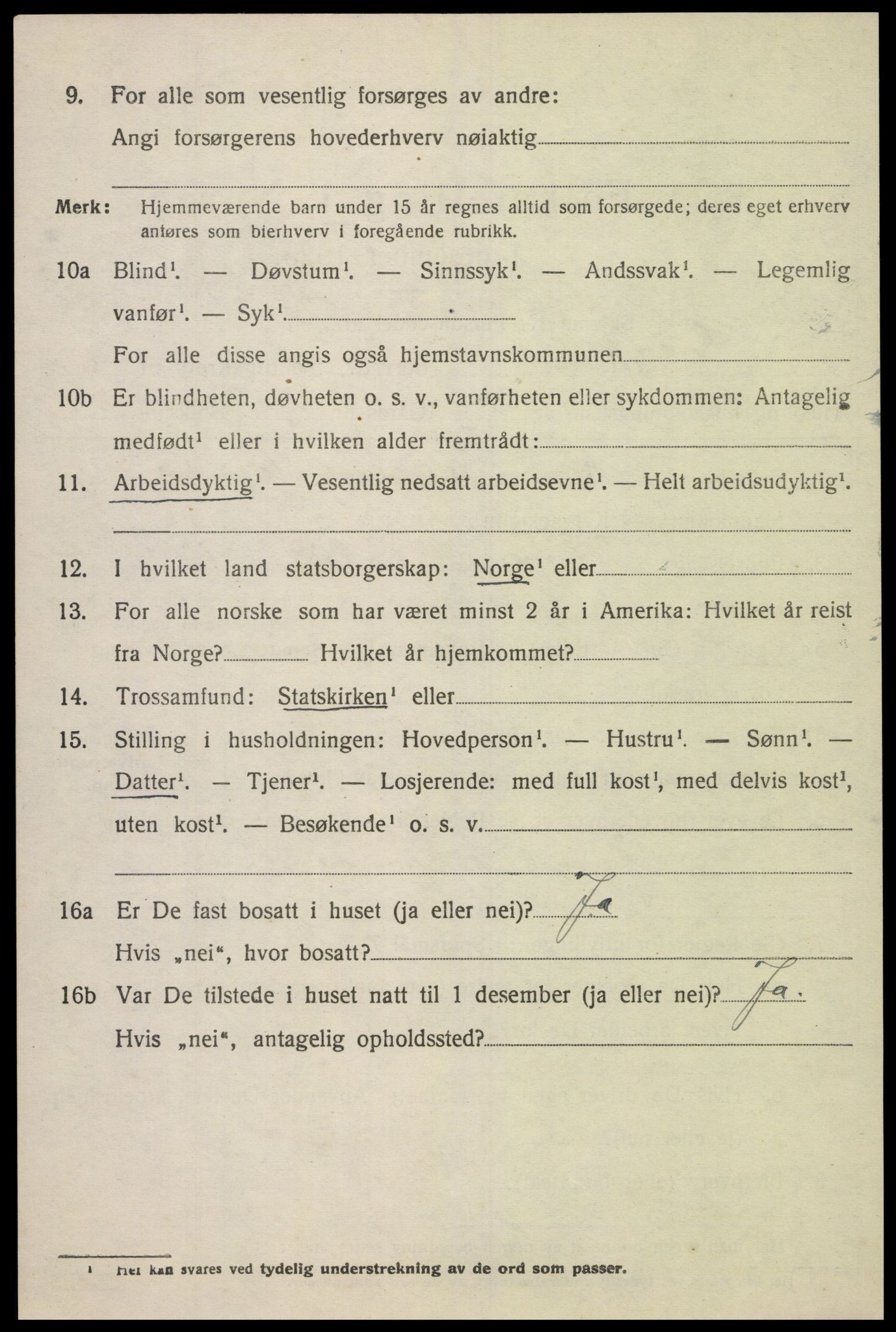 SAK, Folketelling 1920 for 1025 Grindheim herred, 1920, s. 1872