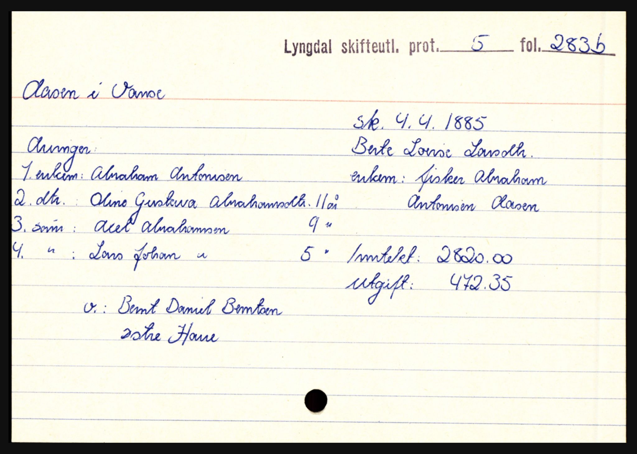Lyngdal sorenskriveri, AV/SAK-1221-0004/H, s. 13829