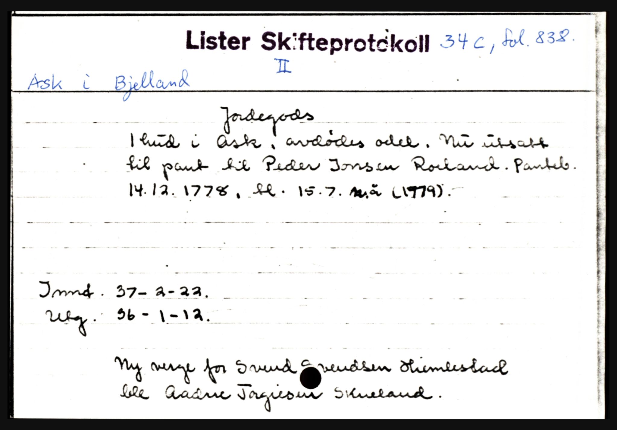 Lister sorenskriveri, AV/SAK-1221-0003/H, s. 315