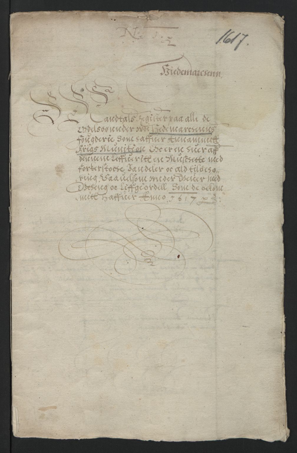 Rentekammeret inntil 1814, Reviderte regnskaper, Lensregnskaper, RA/EA-5023/R/Rb/Rba/L0046: Akershus len, 1617-1618