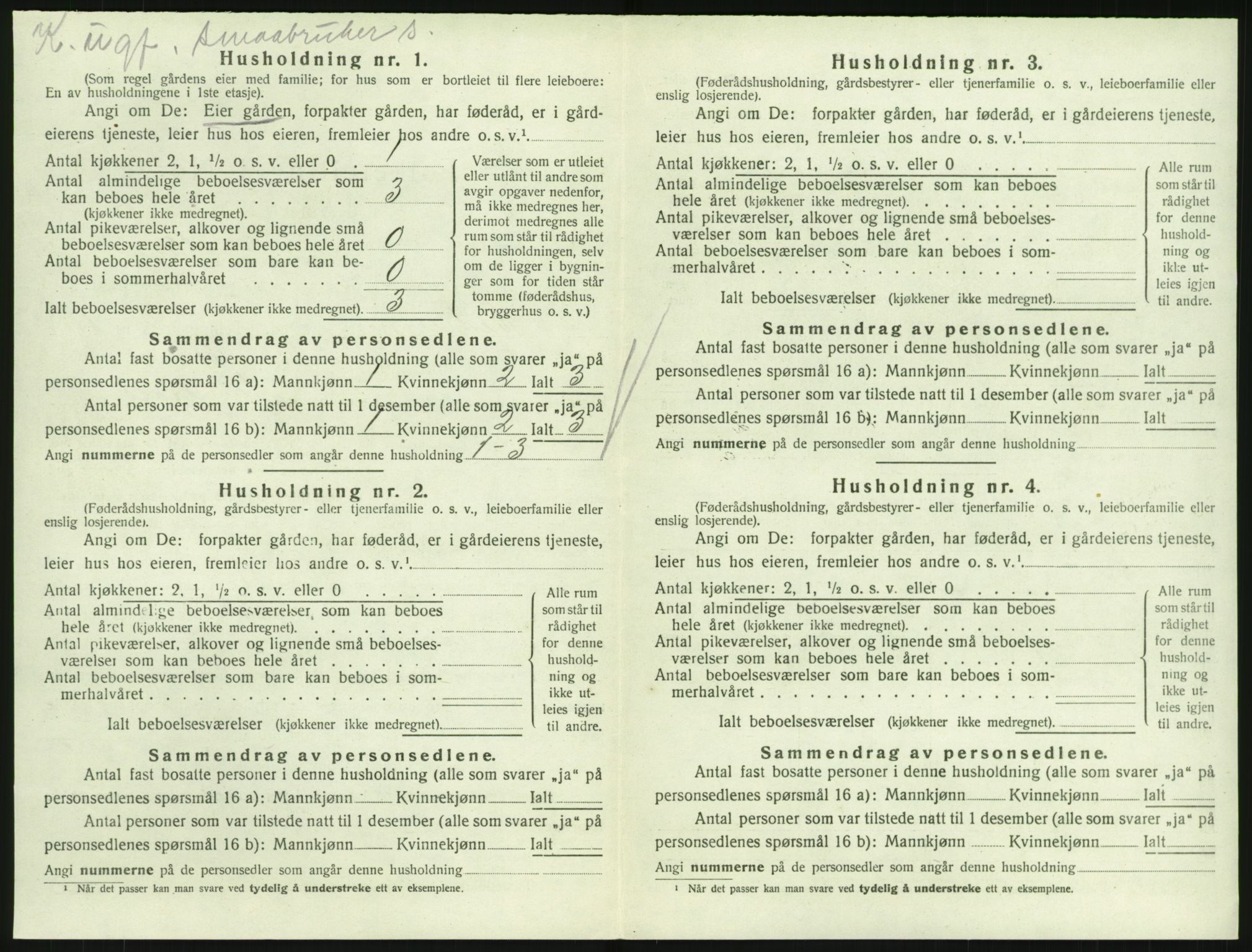 SAKO, Folketelling 1920 for 0727 Hedrum herred, 1920, s. 1014