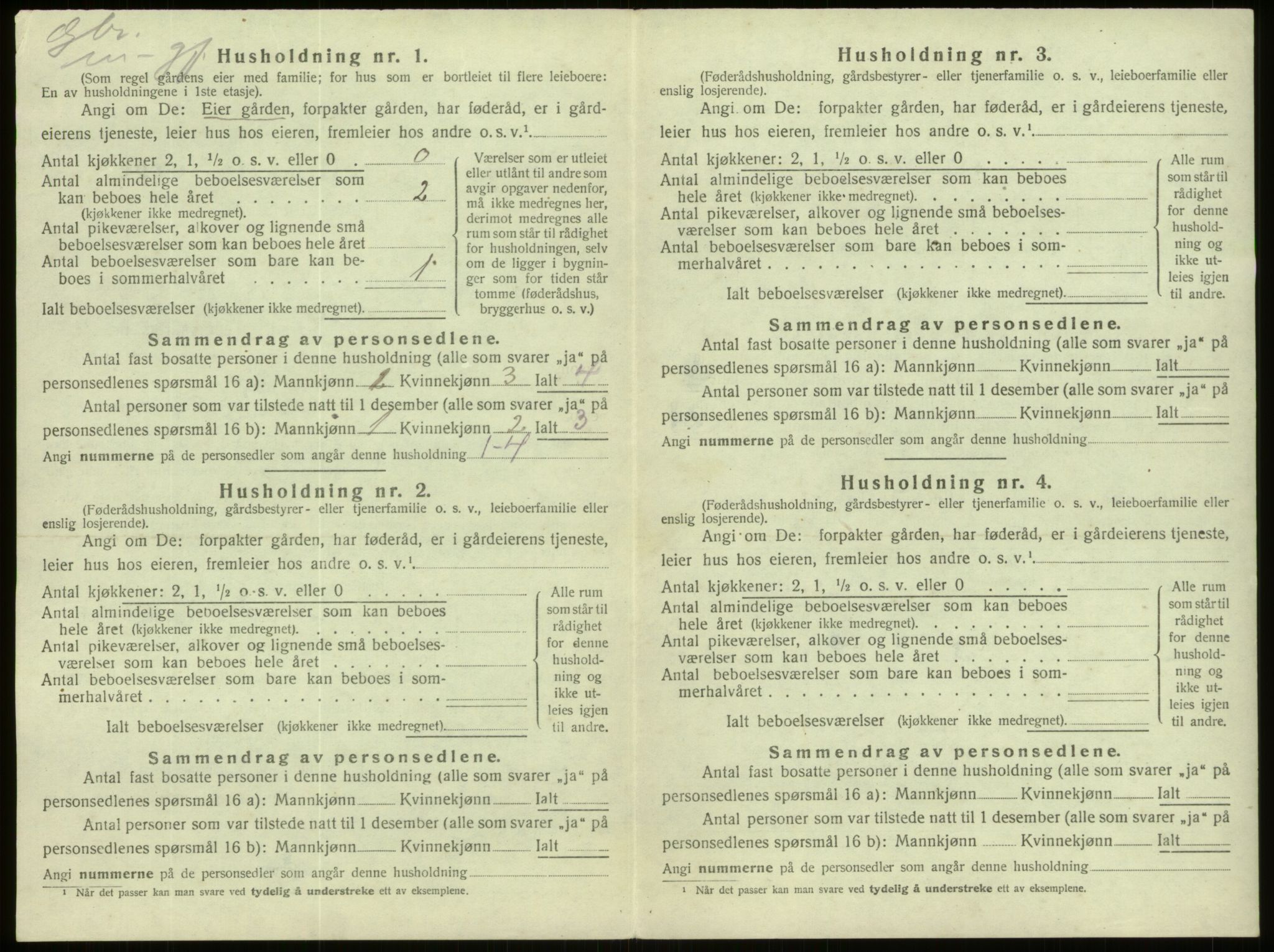 SAB, Folketelling 1920 for 1442 Davik herred, 1920, s. 649