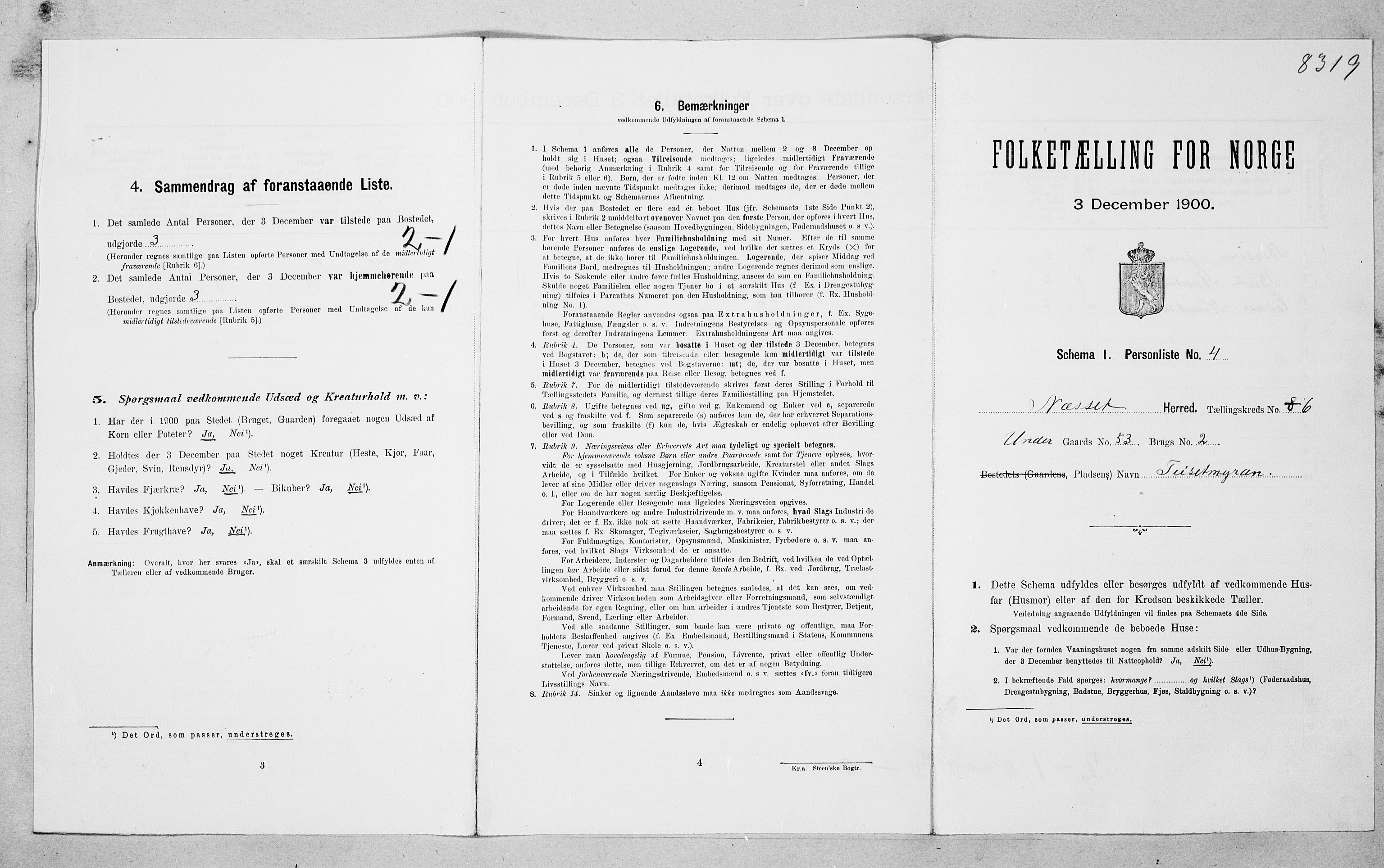 SAT, Folketelling 1900 for 1543 Nesset herred, 1900, s. 381