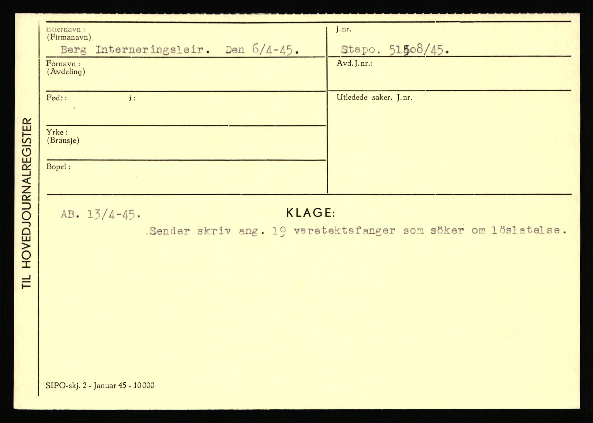 Statspolitiet - Hovedkontoret / Osloavdelingen, AV/RA-S-1329/C/Ca/L0002: Arneberg - Brand, 1943-1945, s. 1965