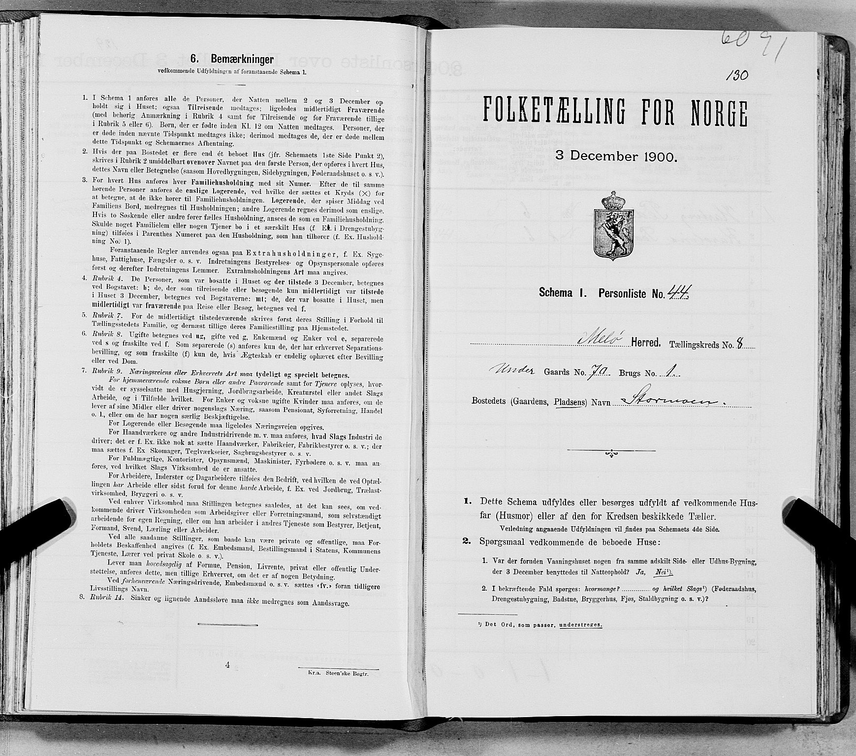 SAT, Folketelling 1900 for 1837 Meløy herred, 1900, s. 1217
