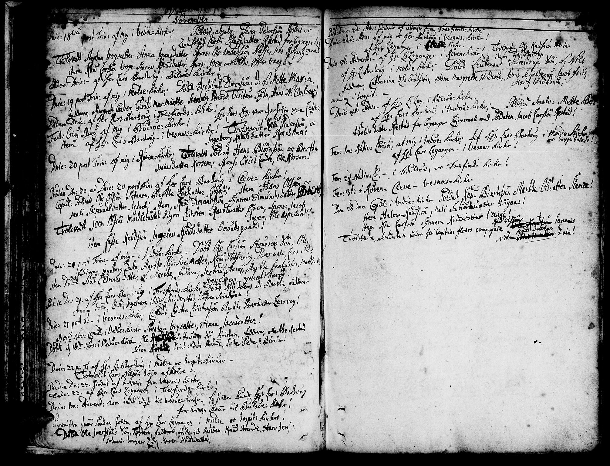 Ministerialprotokoller, klokkerbøker og fødselsregistre - Møre og Romsdal, AV/SAT-A-1454/547/L0599: Ministerialbok nr. 547A01, 1721-1764, s. 148-149