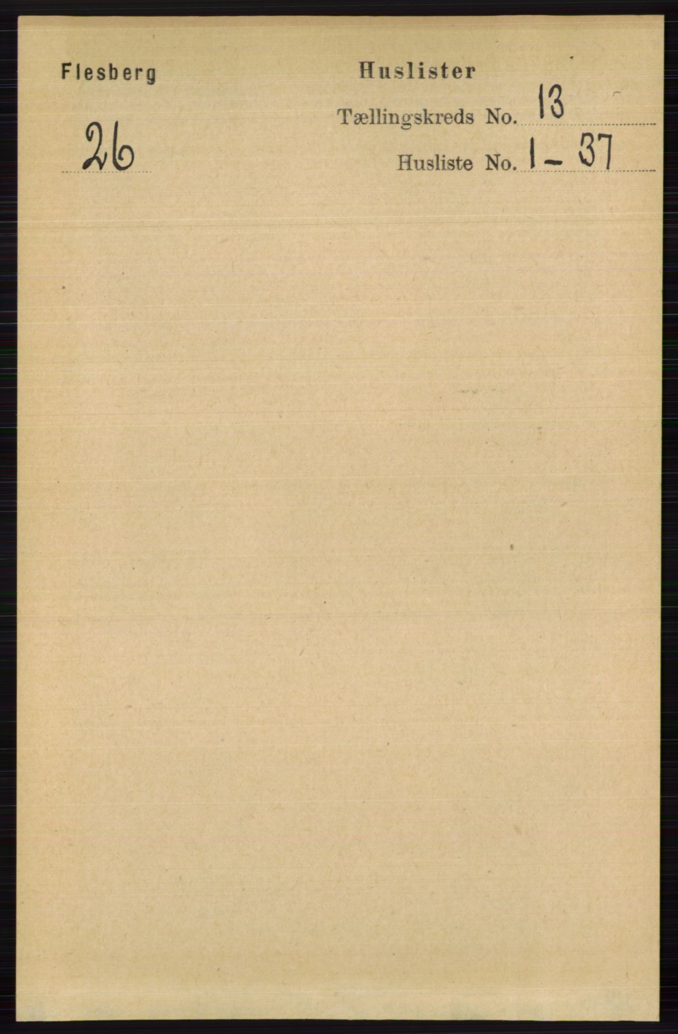 RA, Folketelling 1891 for 0631 Flesberg herred, 1891, s. 2184