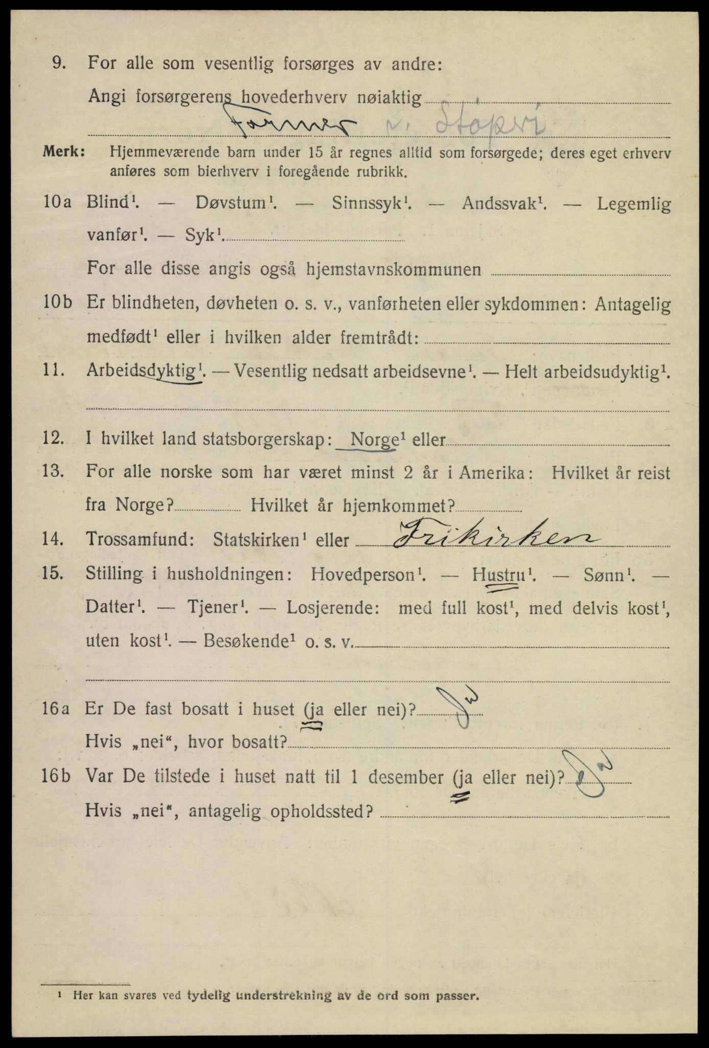 SAKO, Folketelling 1920 for 0801 Kragerø kjøpstad, 1920, s. 9408