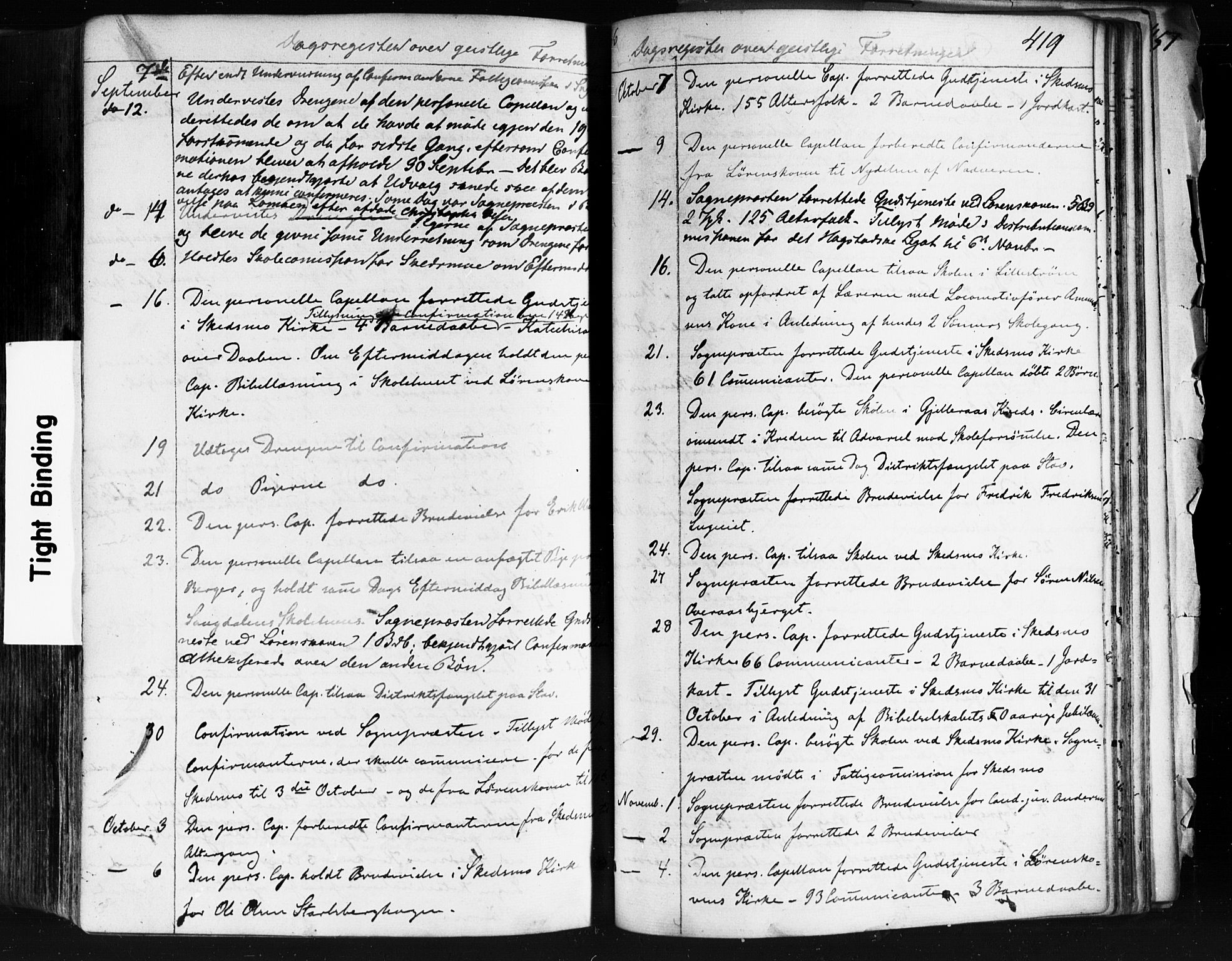 Skedsmo prestekontor Kirkebøker, SAO/A-10033a/F/Fa/L0011: Ministerialbok nr. I 11, 1866-1876, s. 419