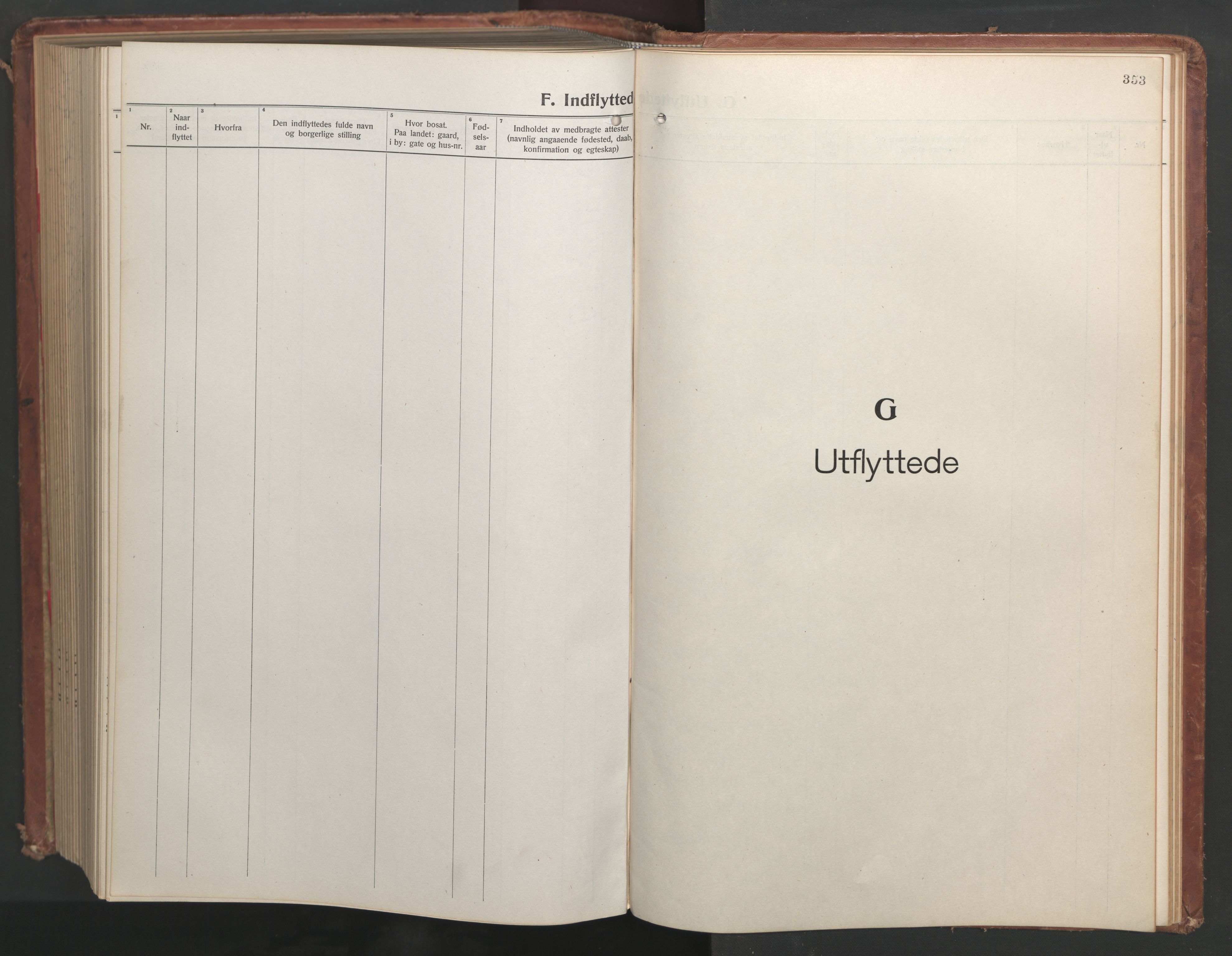 Ministerialprotokoller, klokkerbøker og fødselsregistre - Møre og Romsdal, AV/SAT-A-1454/551/L0633: Klokkerbok nr. 551C05, 1921-1961, s. 353