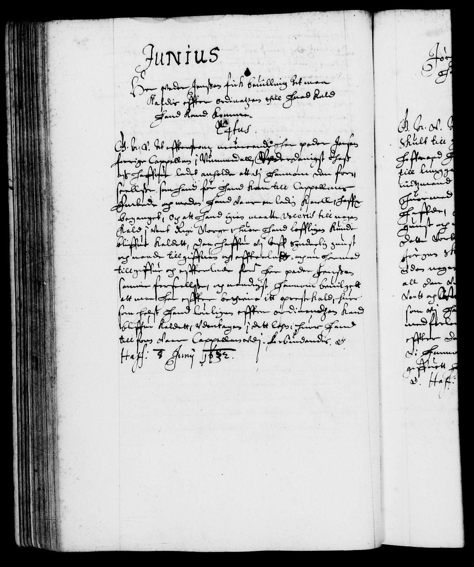 Danske Kanselli 1572-1799, RA/EA-3023/F/Fc/Fca/Fcaa/L0005: Norske registre (mikrofilm), 1631-1636, s. 75b