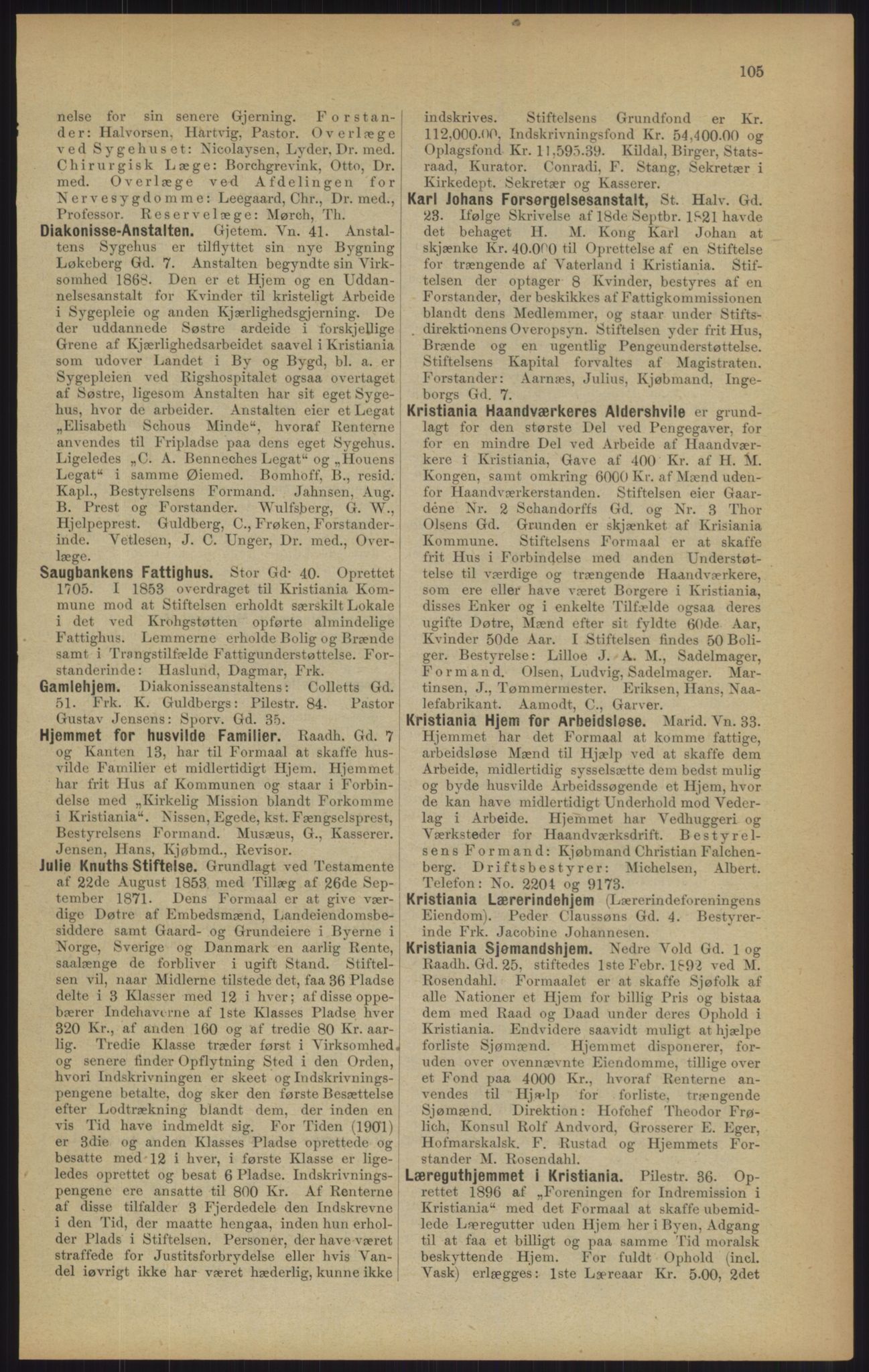 Kristiania/Oslo adressebok, PUBL/-, 1902, s. 105