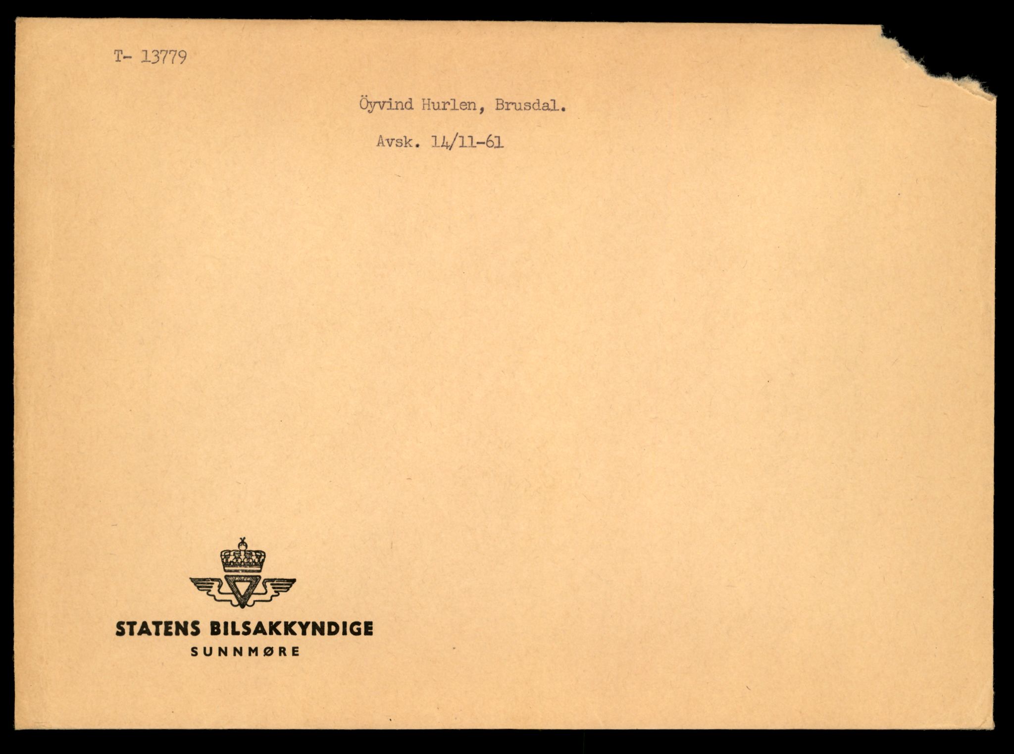 Møre og Romsdal vegkontor - Ålesund trafikkstasjon, AV/SAT-A-4099/F/Fe/L0041: Registreringskort for kjøretøy T 13710 - T 13905, 1927-1998, s. 1169