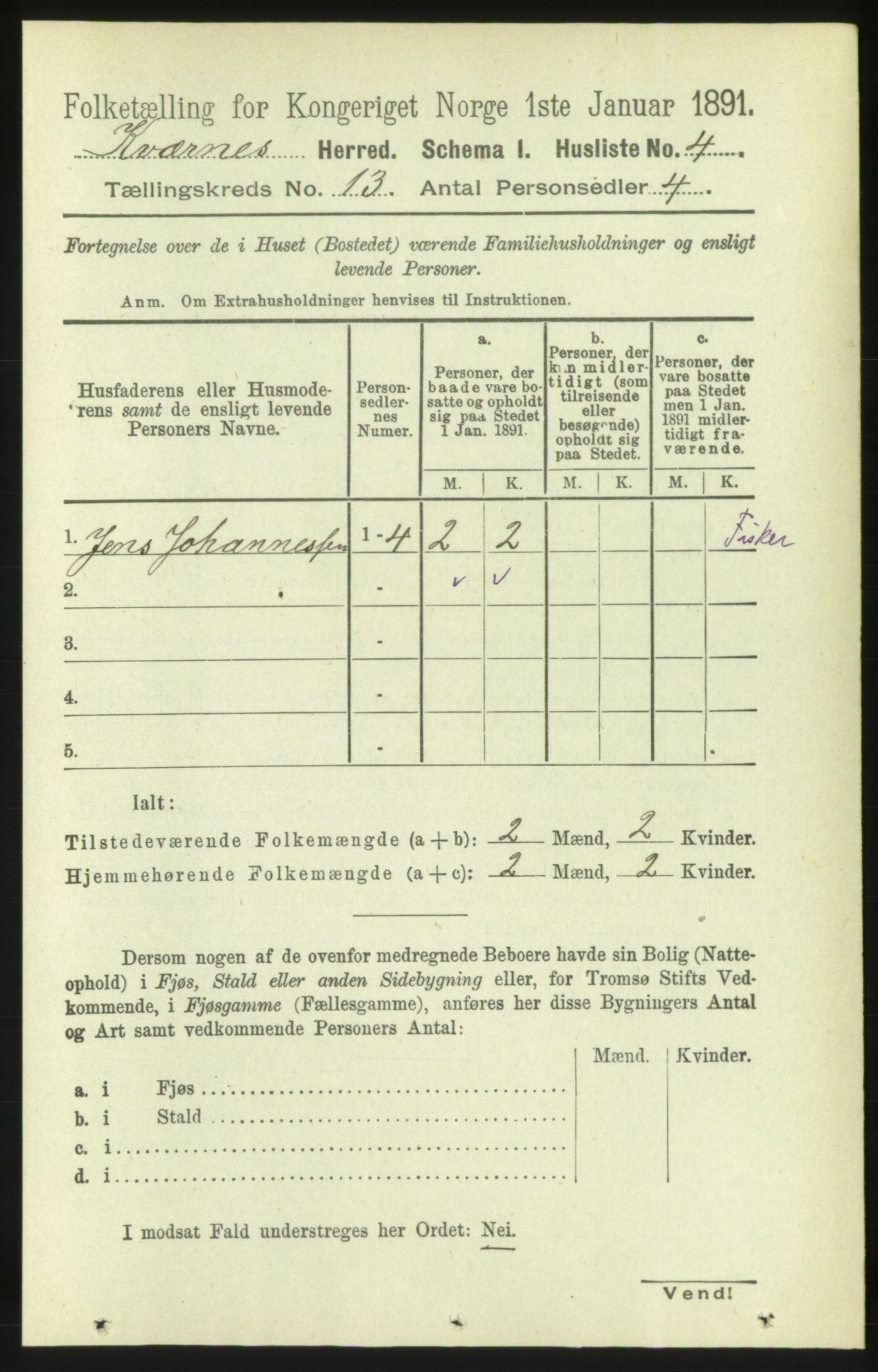 RA, Folketelling 1891 for 1553 Kvernes herred, 1891, s. 5388