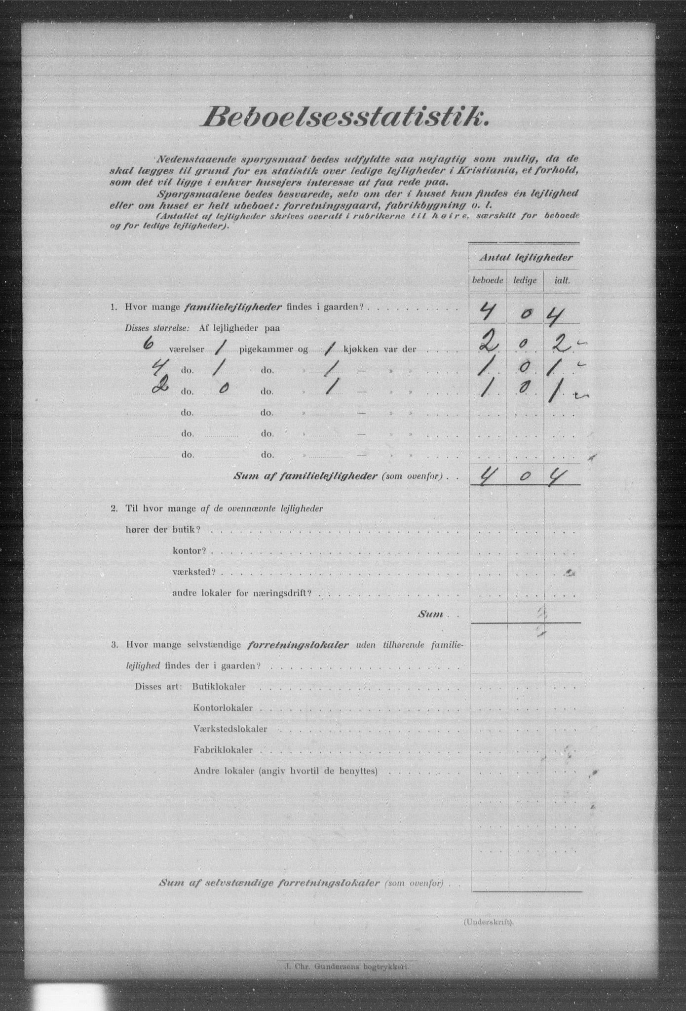 OBA, Kommunal folketelling 31.12.1903 for Kristiania kjøpstad, 1903, s. 14706