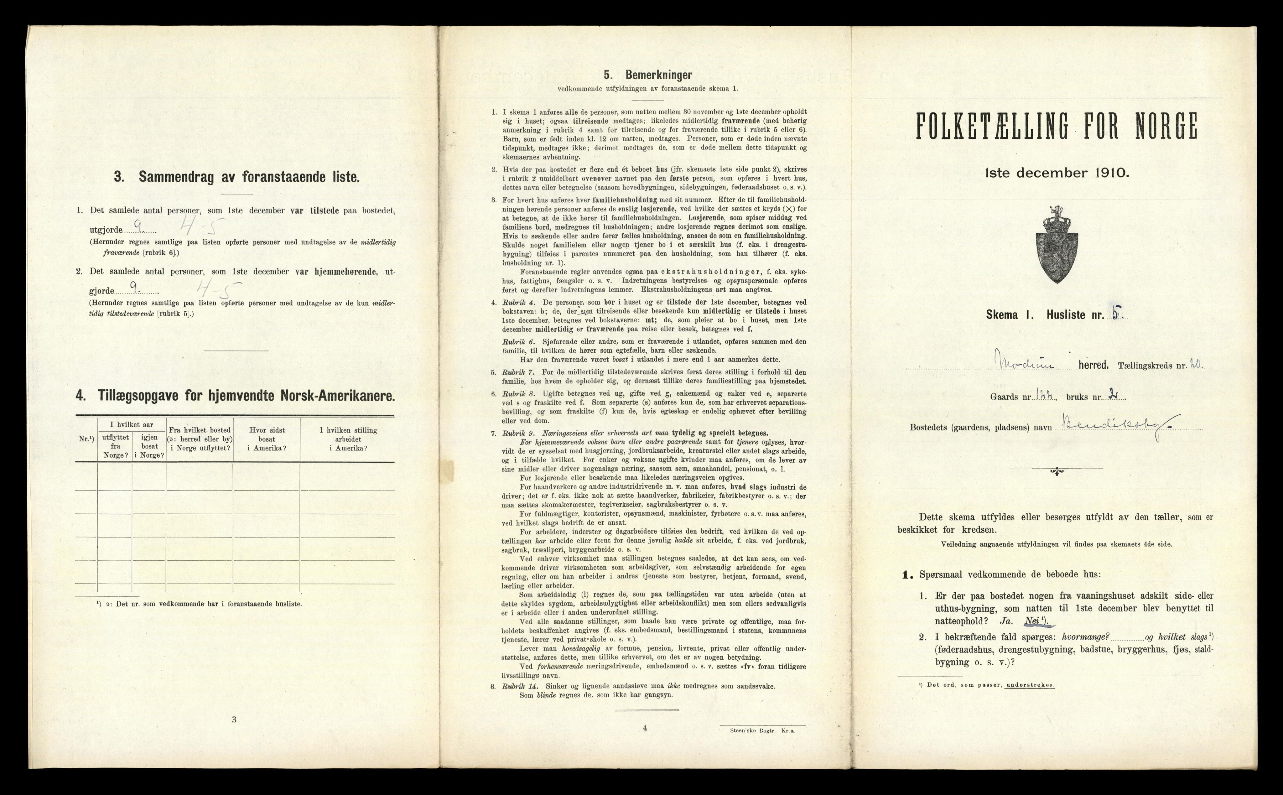 RA, Folketelling 1910 for 0623 Modum herred, 1910, s. 3216