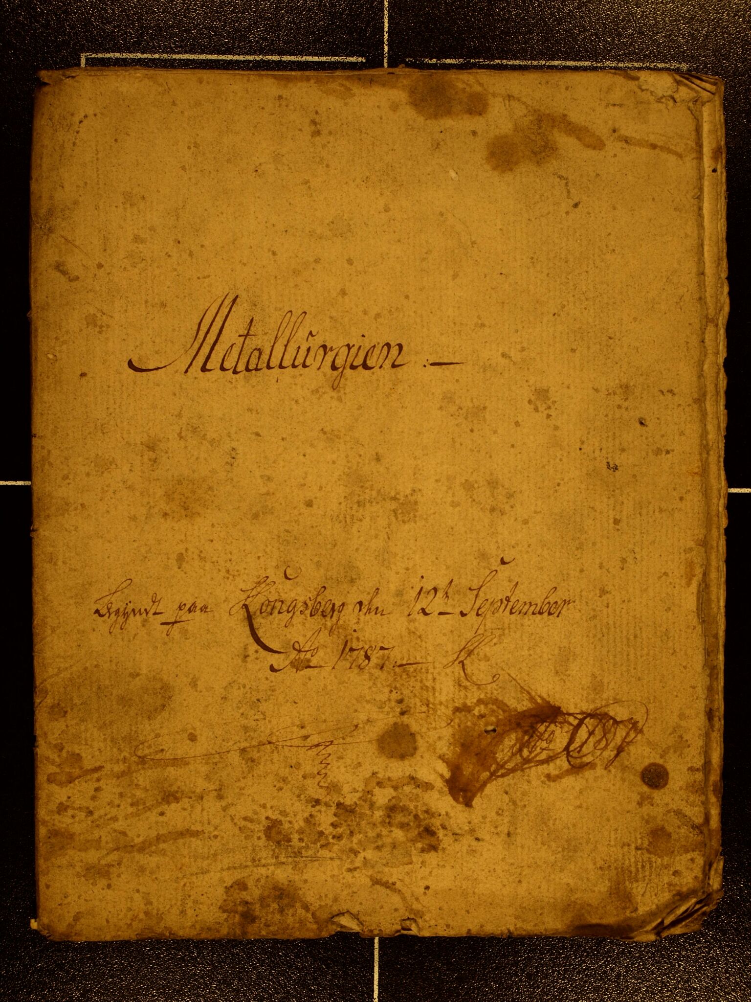 Familien Aalls privatarkiv , NESJ/NJM-005/E-00005/L0007: Biblioteket nr. 10 - skrivebordet, 1800-1844