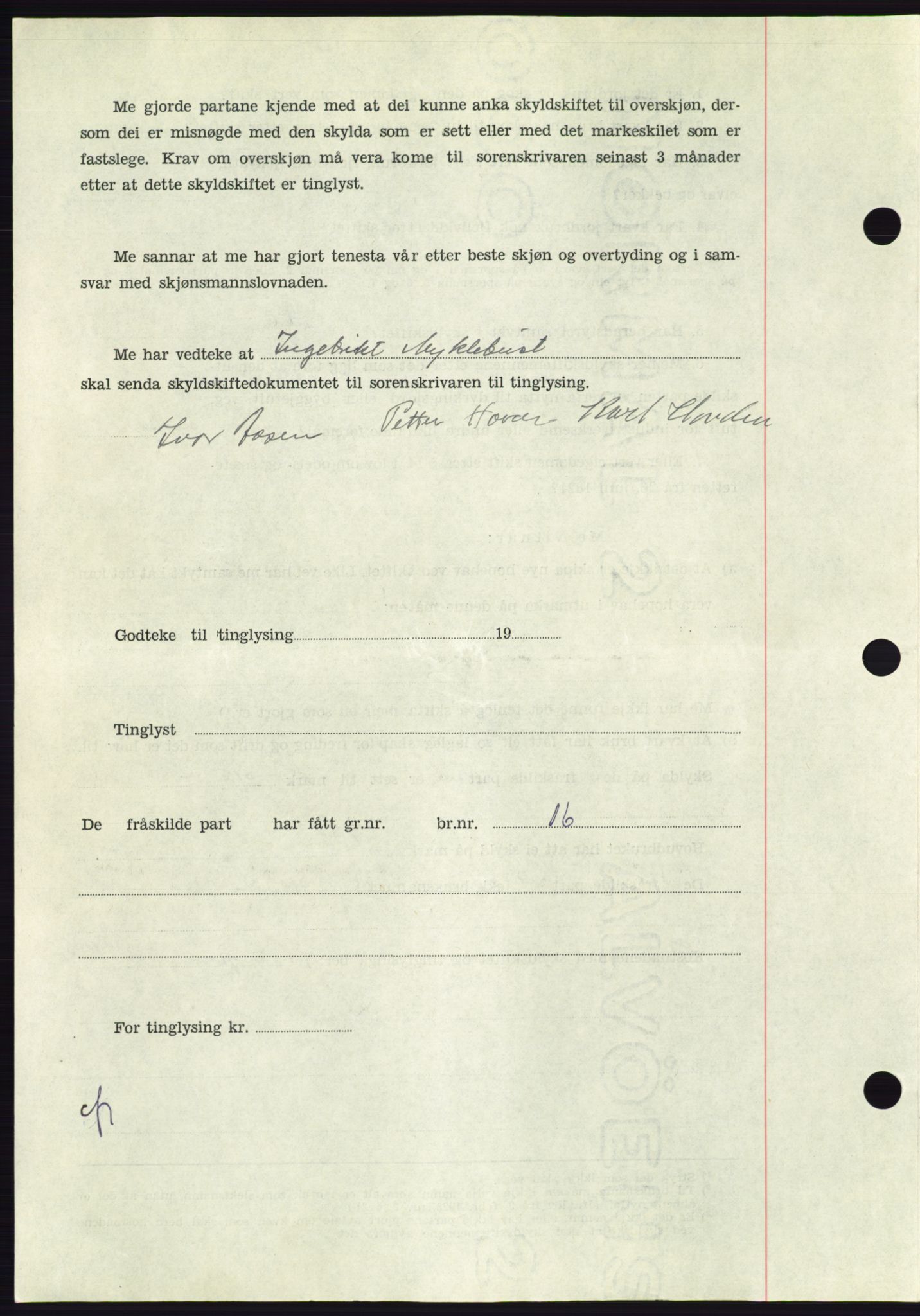 Søre Sunnmøre sorenskriveri, AV/SAT-A-4122/1/2/2C/L0102: Pantebok nr. 28A, 1955-1956, Dagboknr: 2594/1955