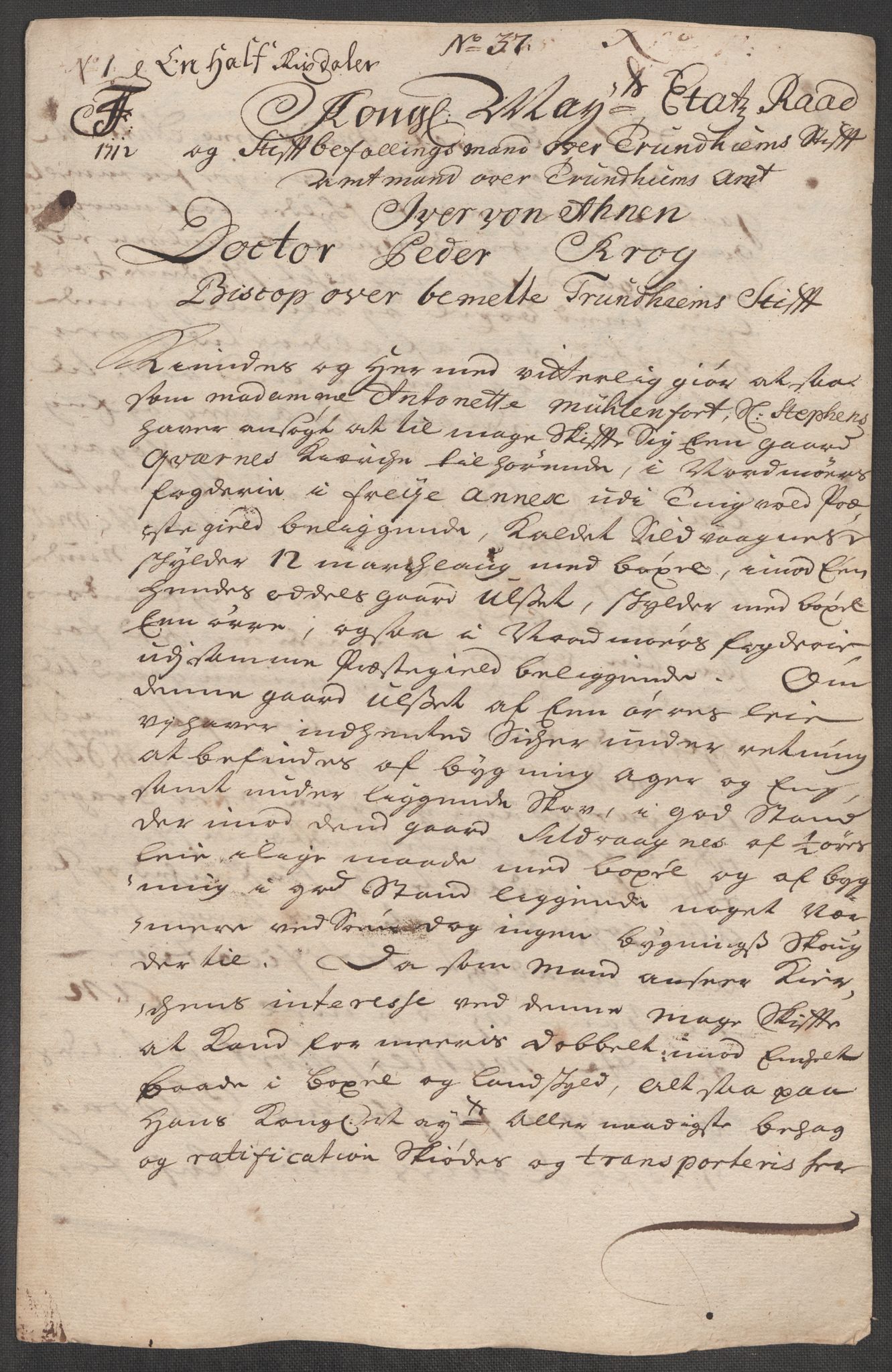 Rentekammeret inntil 1814, Reviderte regnskaper, Fogderegnskap, RA/EA-4092/R56/L3746: Fogderegnskap Nordmøre, 1712, s. 159