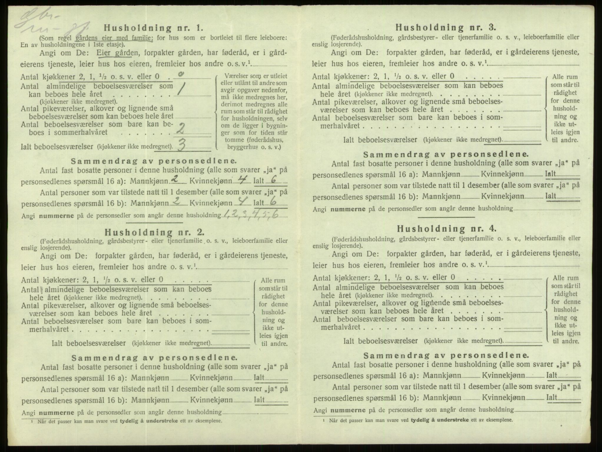 SAB, Folketelling 1920 for 1442 Davik herred, 1920, s. 1014