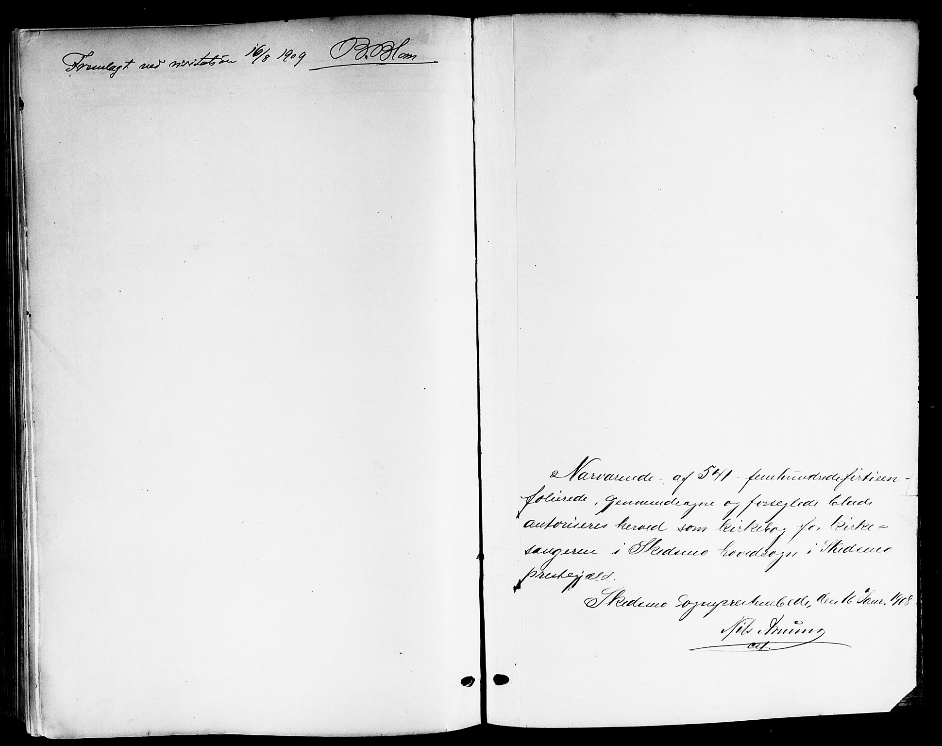 Skedsmo prestekontor Kirkebøker, AV/SAO-A-10033a/G/Ga/L0005b: Klokkerbok nr. I 5B, 1902-1911