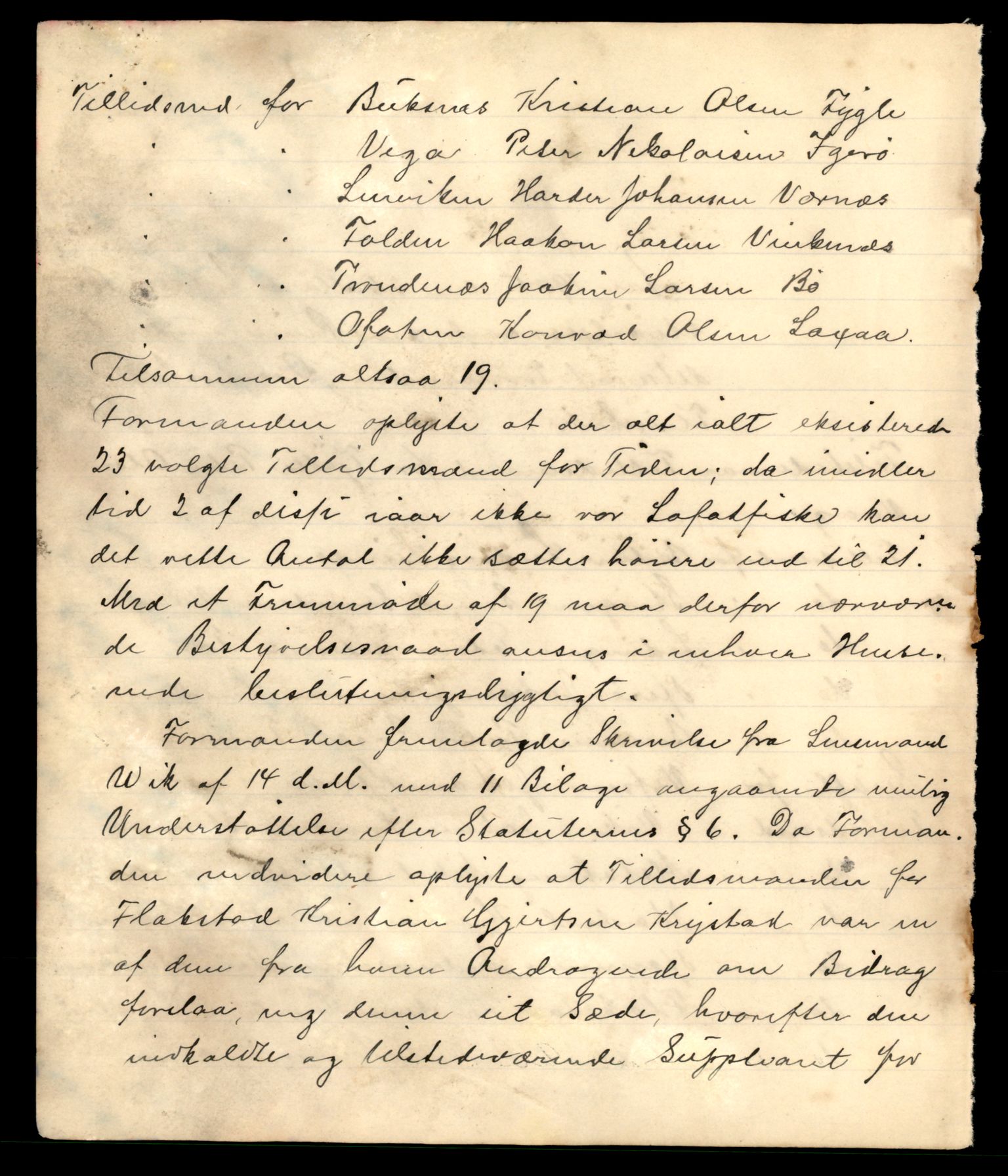 Oppsynssjefen ved Lofotfisket, AV/SAT-A-6224/D/L0178: Lofotfiskernes Selvhjelpskasse, 1880-1906, s. 2018