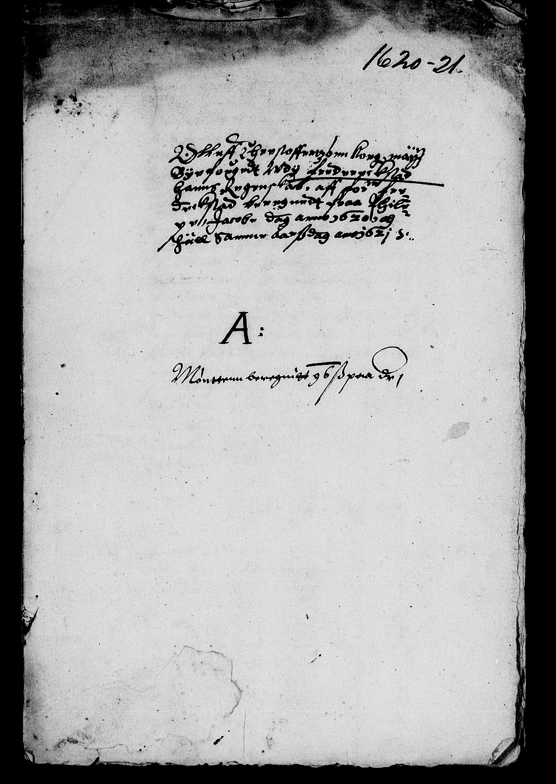 Rentekammeret inntil 1814, Reviderte regnskaper, Lensregnskaper, RA/EA-5023/R/Rb/Rba/L0054: Akershus len, 1620-1621