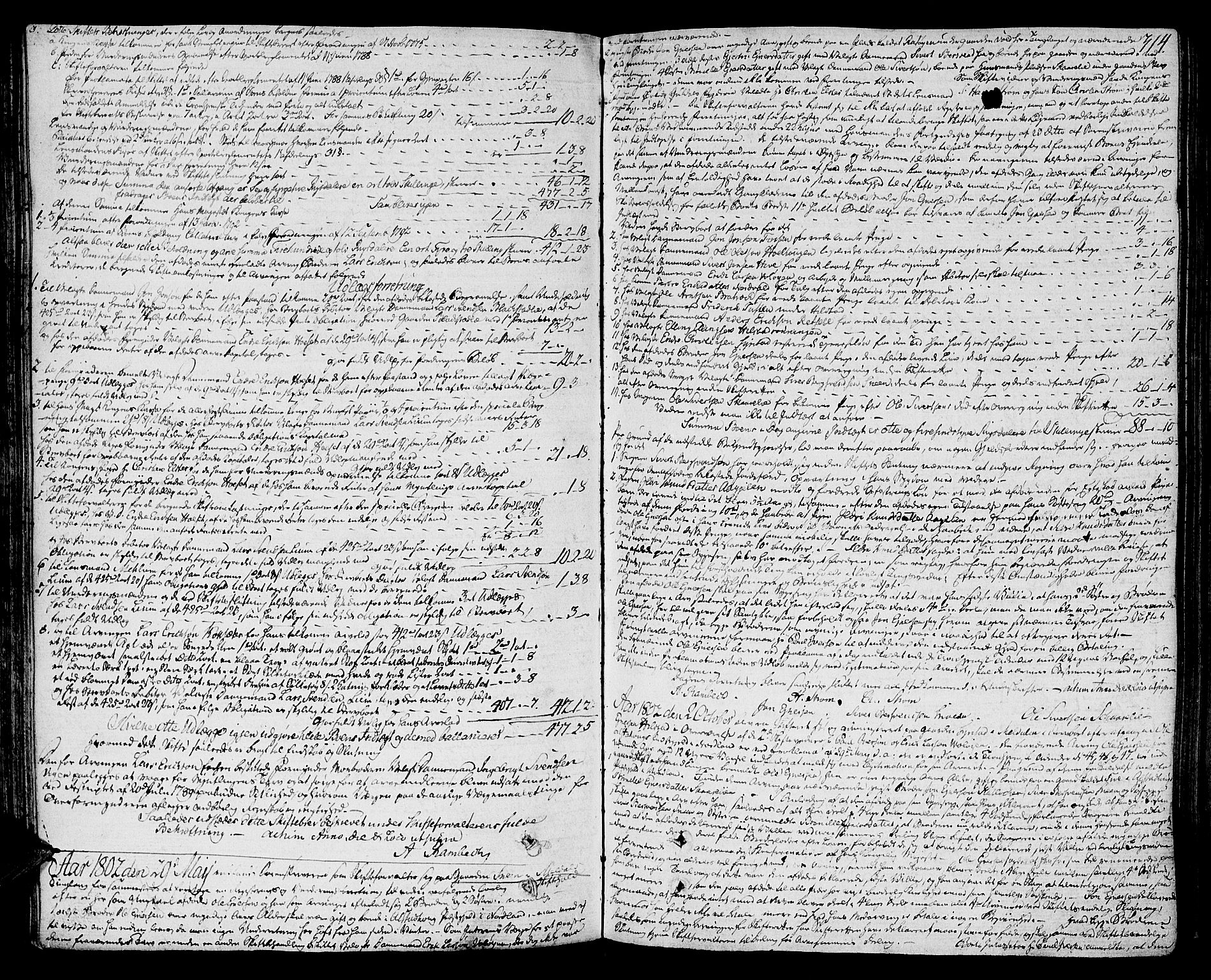 Orkdal sorenskriveri, SAT/A-4169/1/3/3Aa/L0009: Skifteprotokoller, 1796-1805, s. 313b-314a