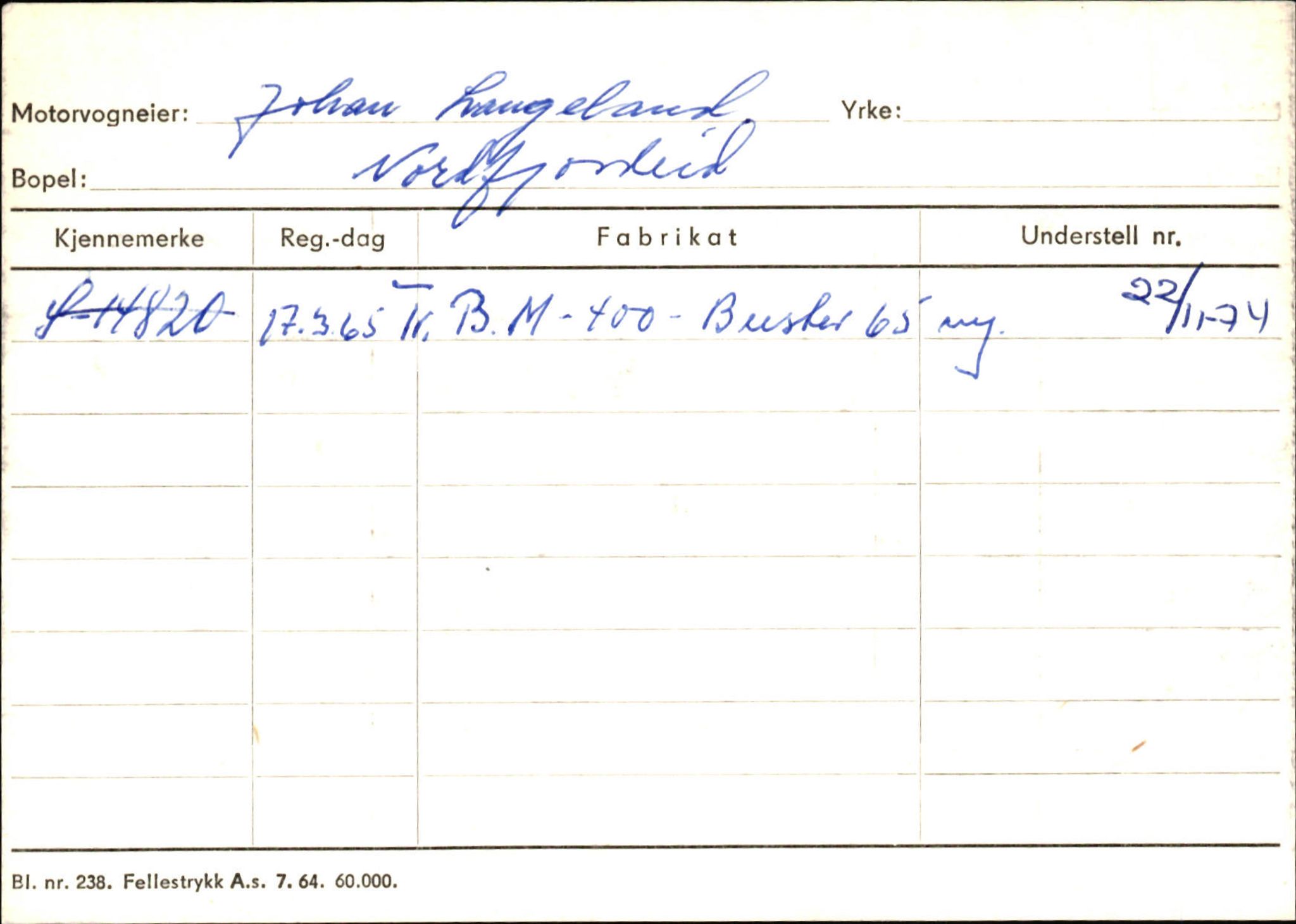 Statens vegvesen, Sogn og Fjordane vegkontor, AV/SAB-A-5301/4/F/L0129: Eigarregistrer Eid A-S, 1945-1975, s. 1316