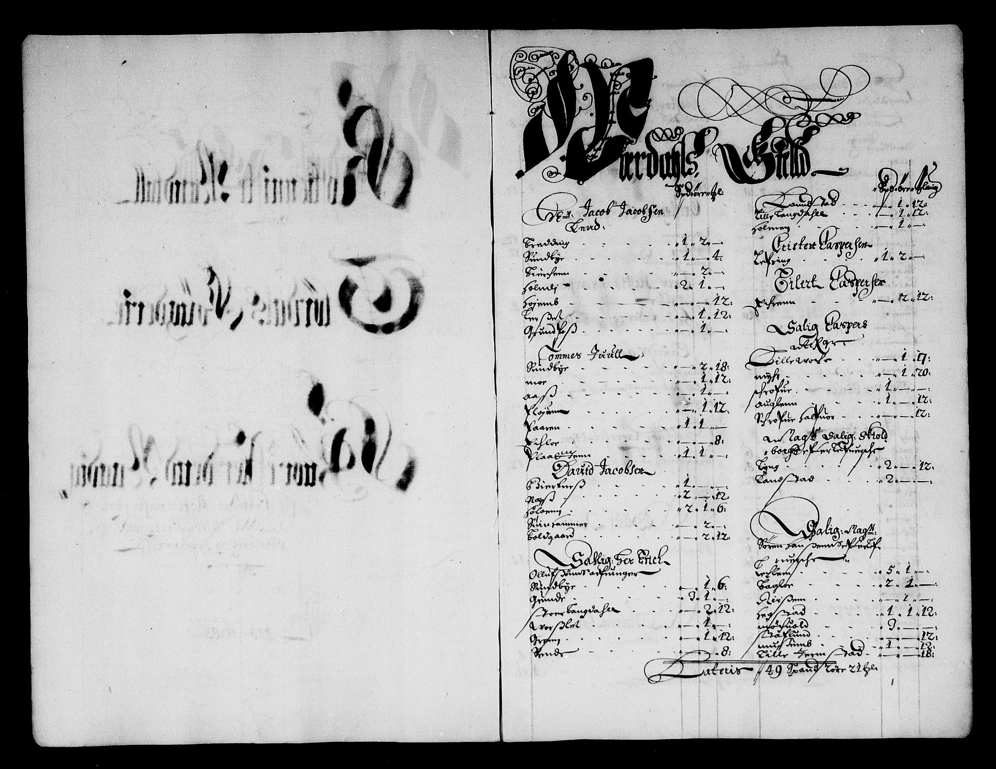 Rentekammeret inntil 1814, Reviderte regnskaper, Stiftamtstueregnskaper, Trondheim stiftamt og Nordland amt, AV/RA-EA-6044/R/Rg/L0079: Trondheim stiftamt og Nordland amt, 1685